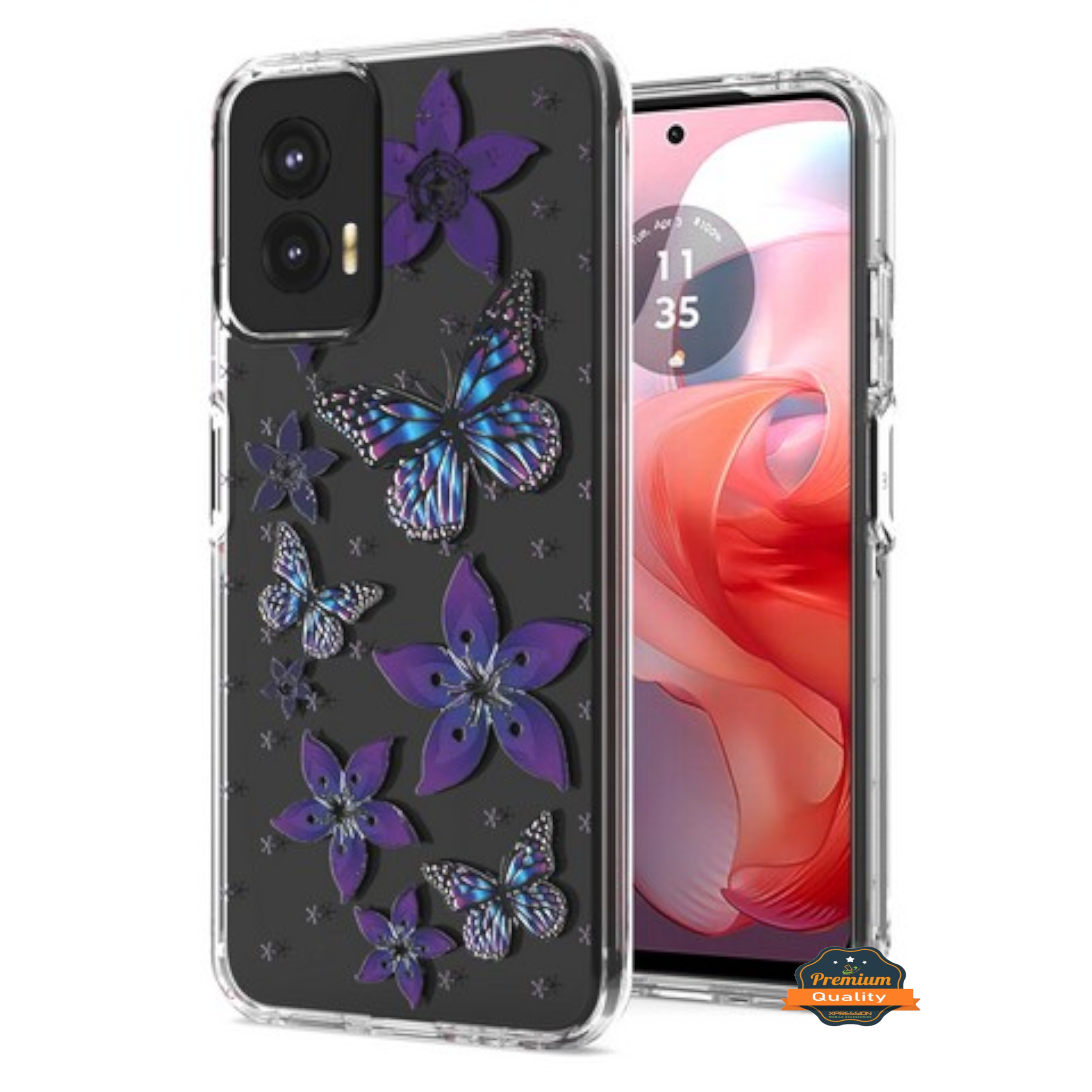 For Motorola Moto G 5G 2025 Trendy Pattern Hybrid Shockproof Case Cover - Picture 9 of 74