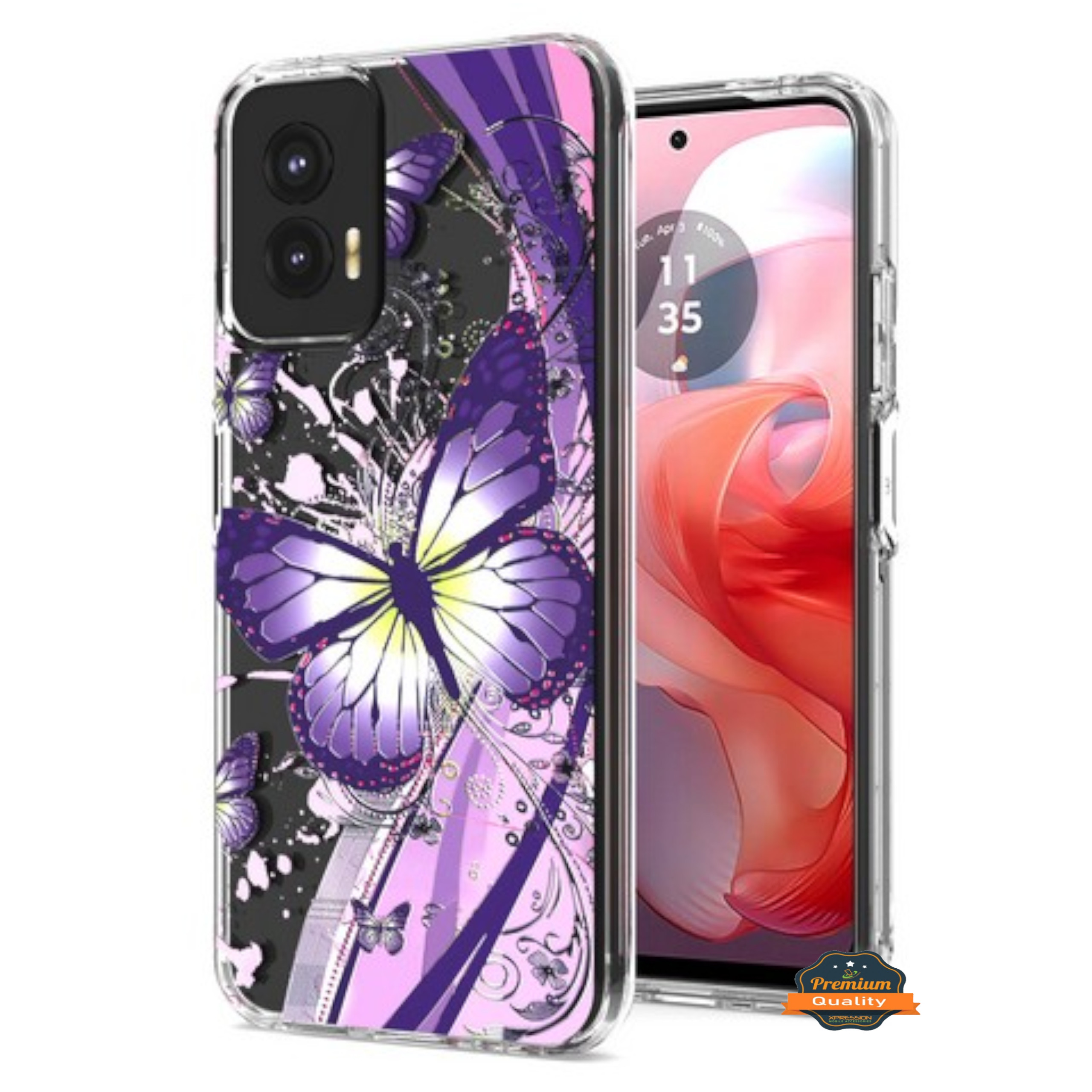 For Motorola Moto G 5G 2025 Trendy Pattern Hybrid Shockproof Case Cover - Picture 20 of 74