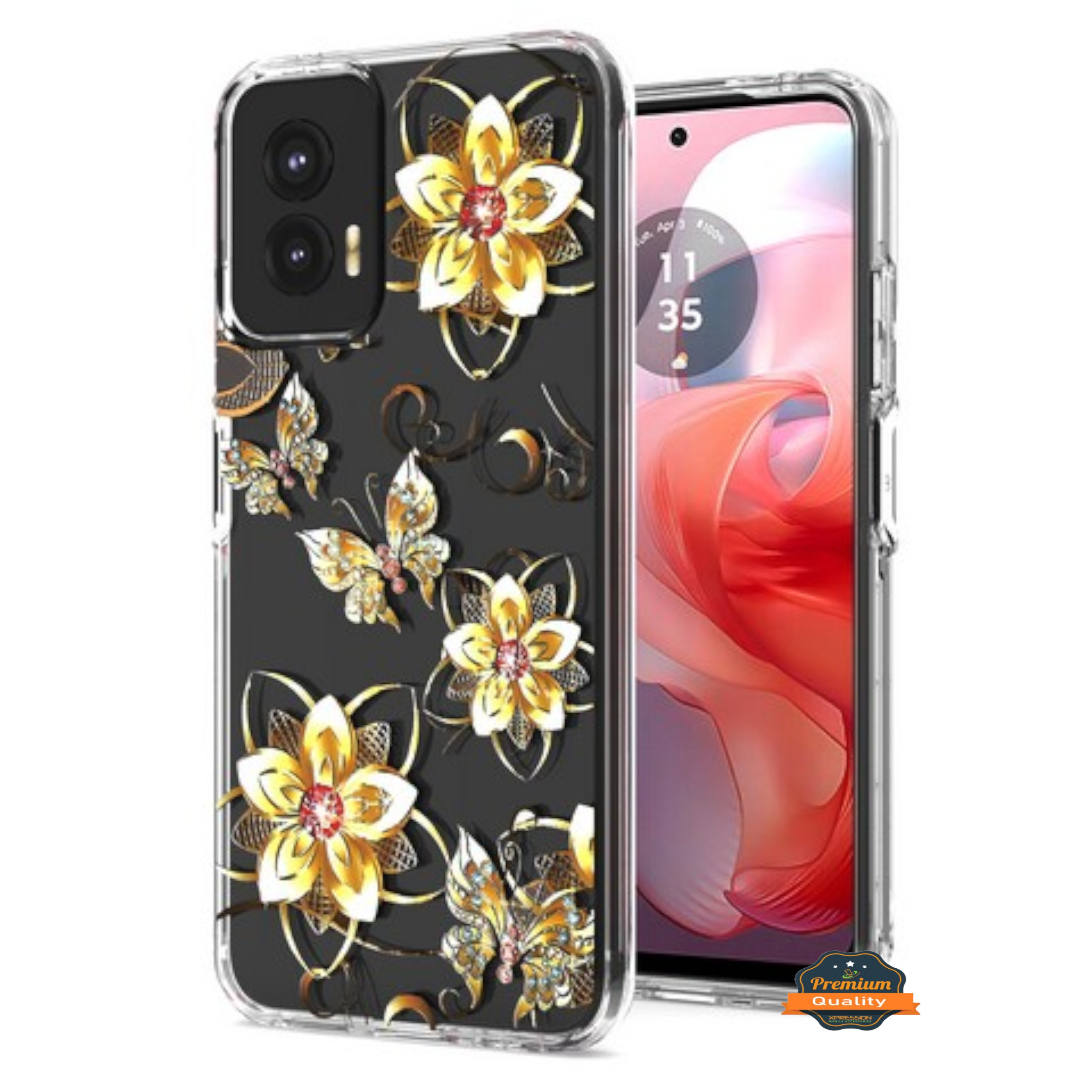 For Motorola Moto G 5G 2025 Trendy Pattern Hybrid Shockproof Case Cover - Picture 42 of 74
