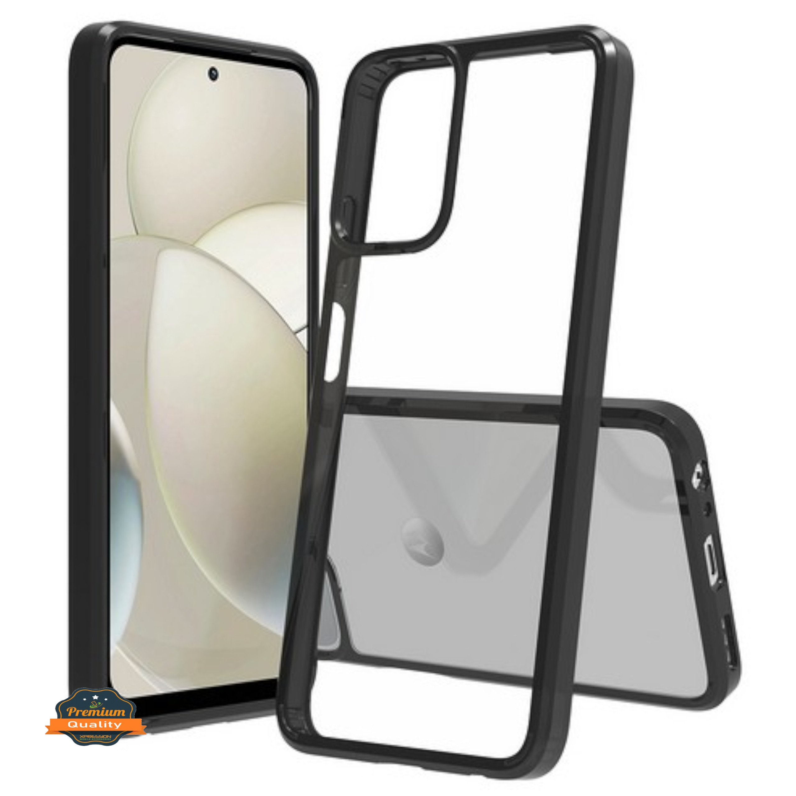 Für Motorola Moto G 5G 2025 durchsichtige Rückseite TPU Bumper Rahmen Hybrid Slim Case Hülle - Bild 10 von 27