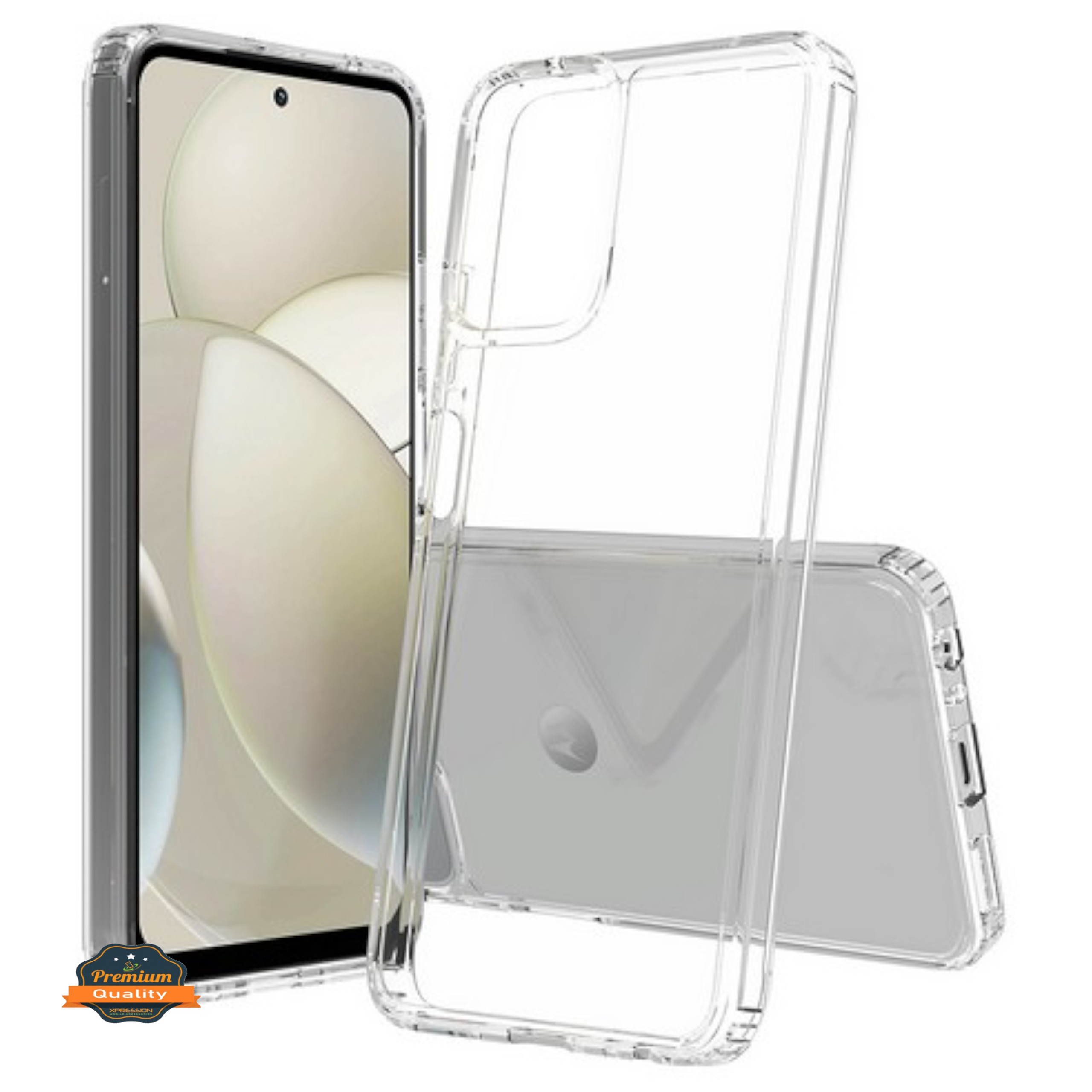 Für Motorola Moto G 5G 2025 durchsichtige Rückseite TPU Bumper Rahmen Hybrid Slim Case Hülle - Bild 19 von 27
