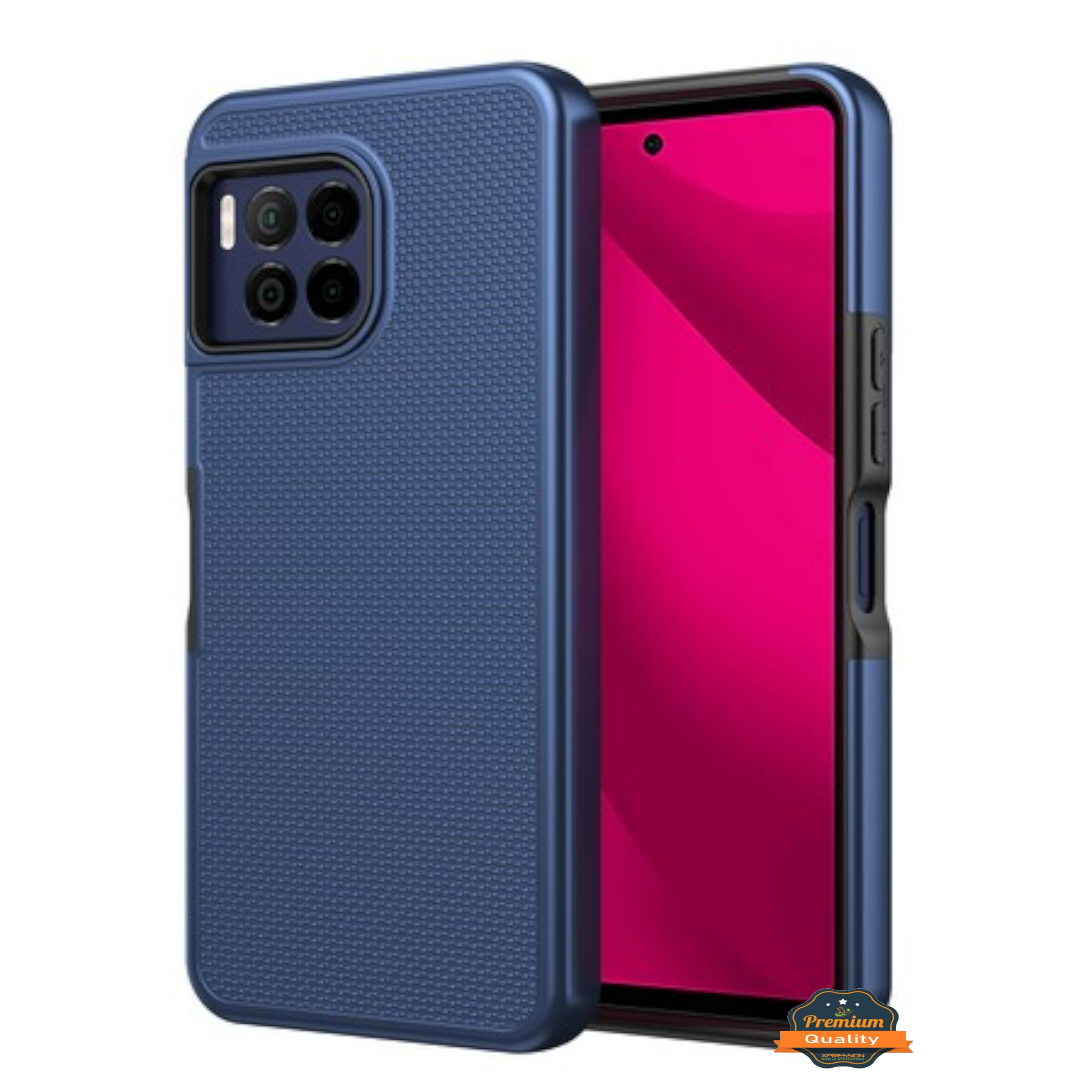 Para Motorola Moto G 5G 2025 Doble Capa TPU Híbrido con Texturizada Resistente Estuche Cubierta - Imagen 20 de 51