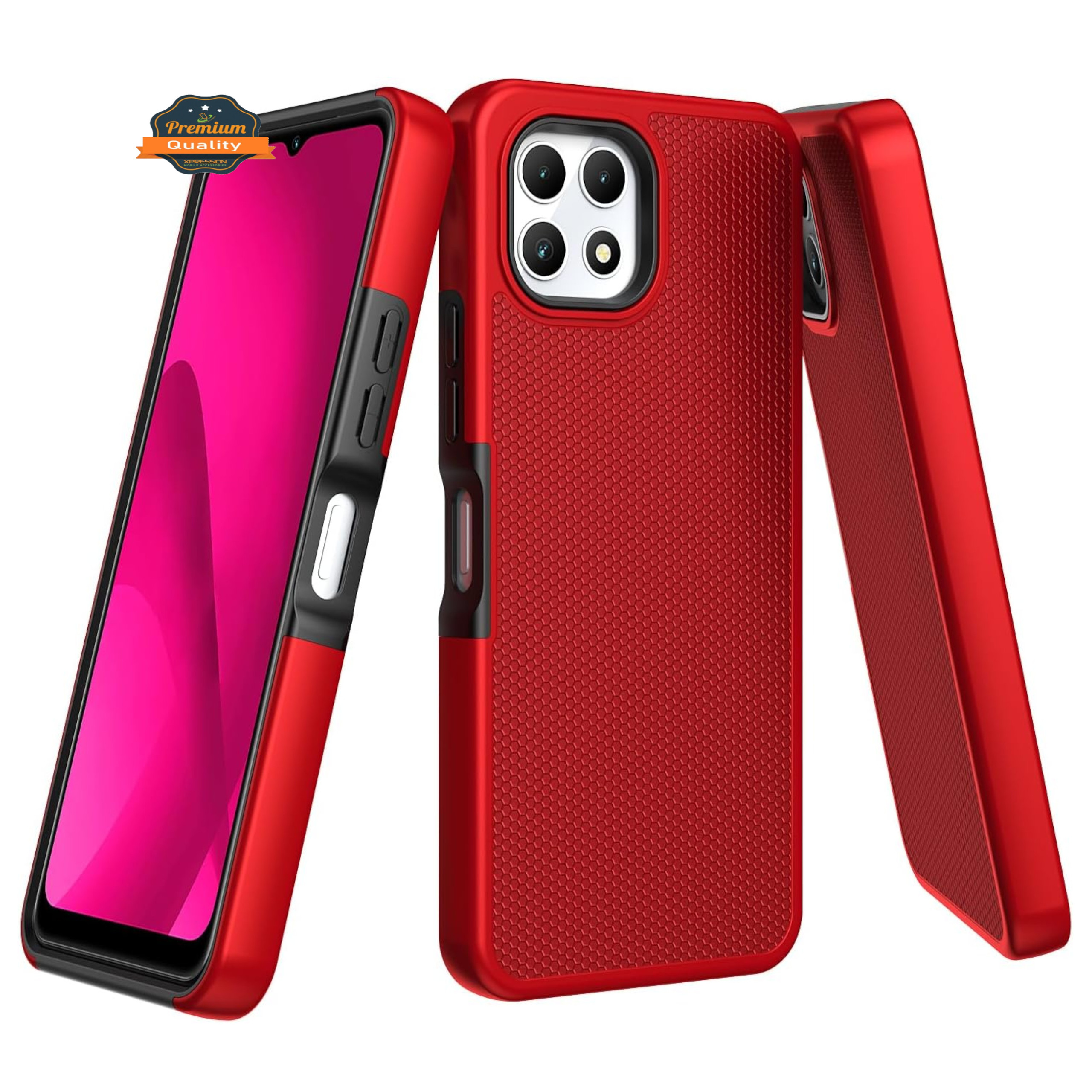 Para Motorola Moto G 5G 2025 Doble Capa TPU Híbrido con Texturizada Resistente Estuche Cubierta - Imagen 30 de 51