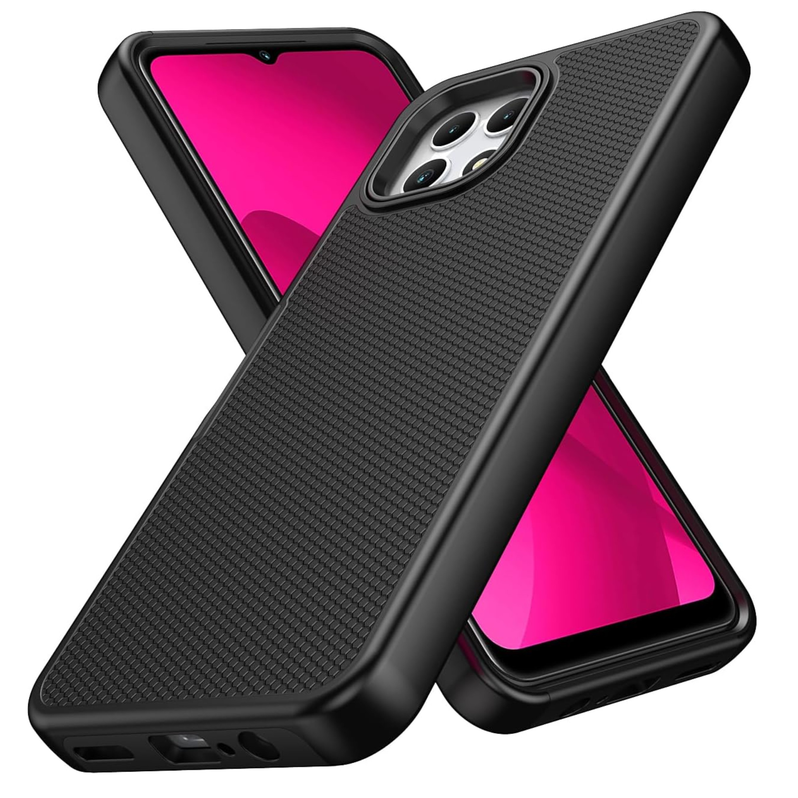 Para Motorola Moto G 5G 2025 Doble Capa TPU Híbrido con Texturizada Resistente Estuche Cubierta - Imagen 34 de 51
