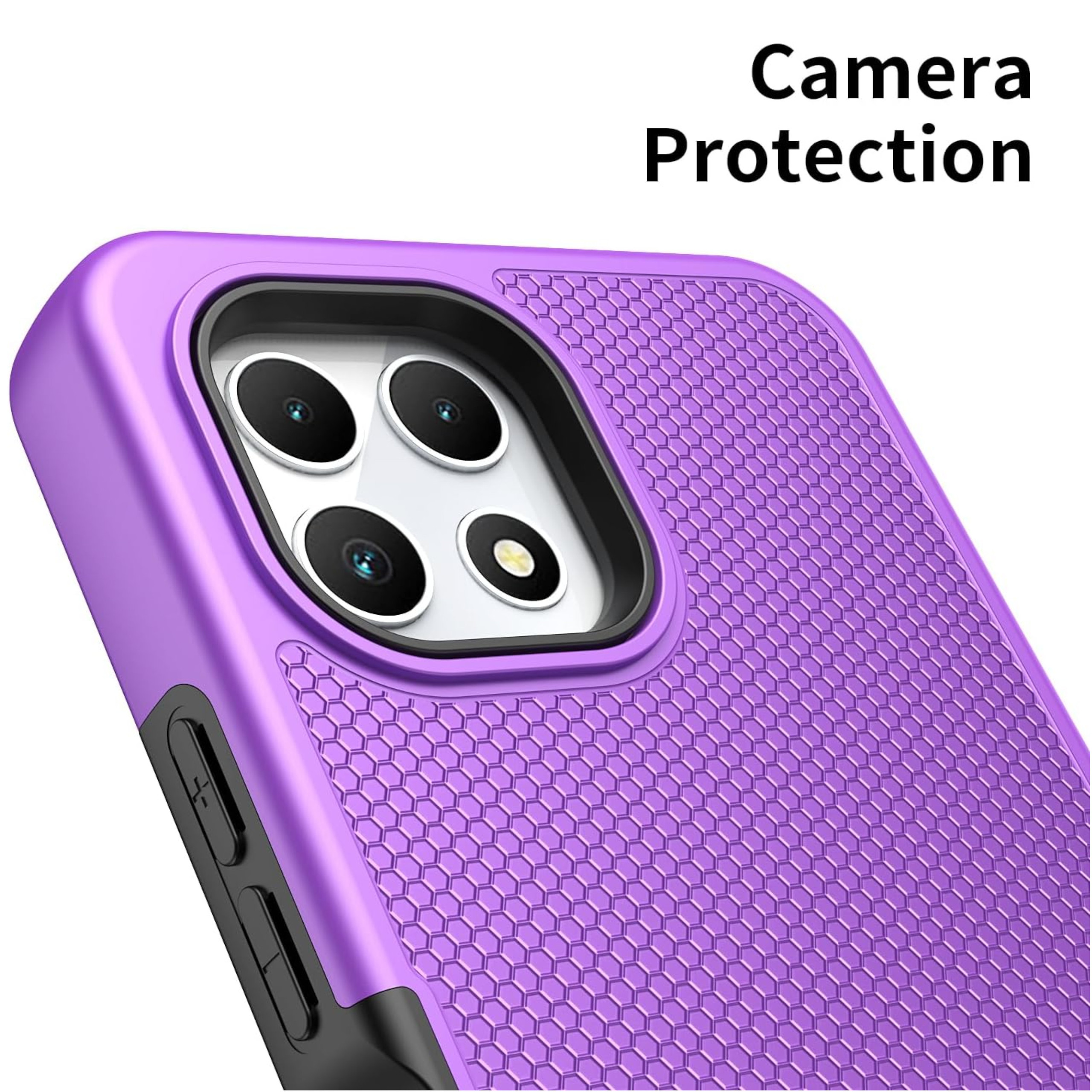 Para Motorola Moto G 5G 2025 Doble Capa TPU Híbrido con Texturizada Resistente Estuche Cubierta - Imagen 41 de 51