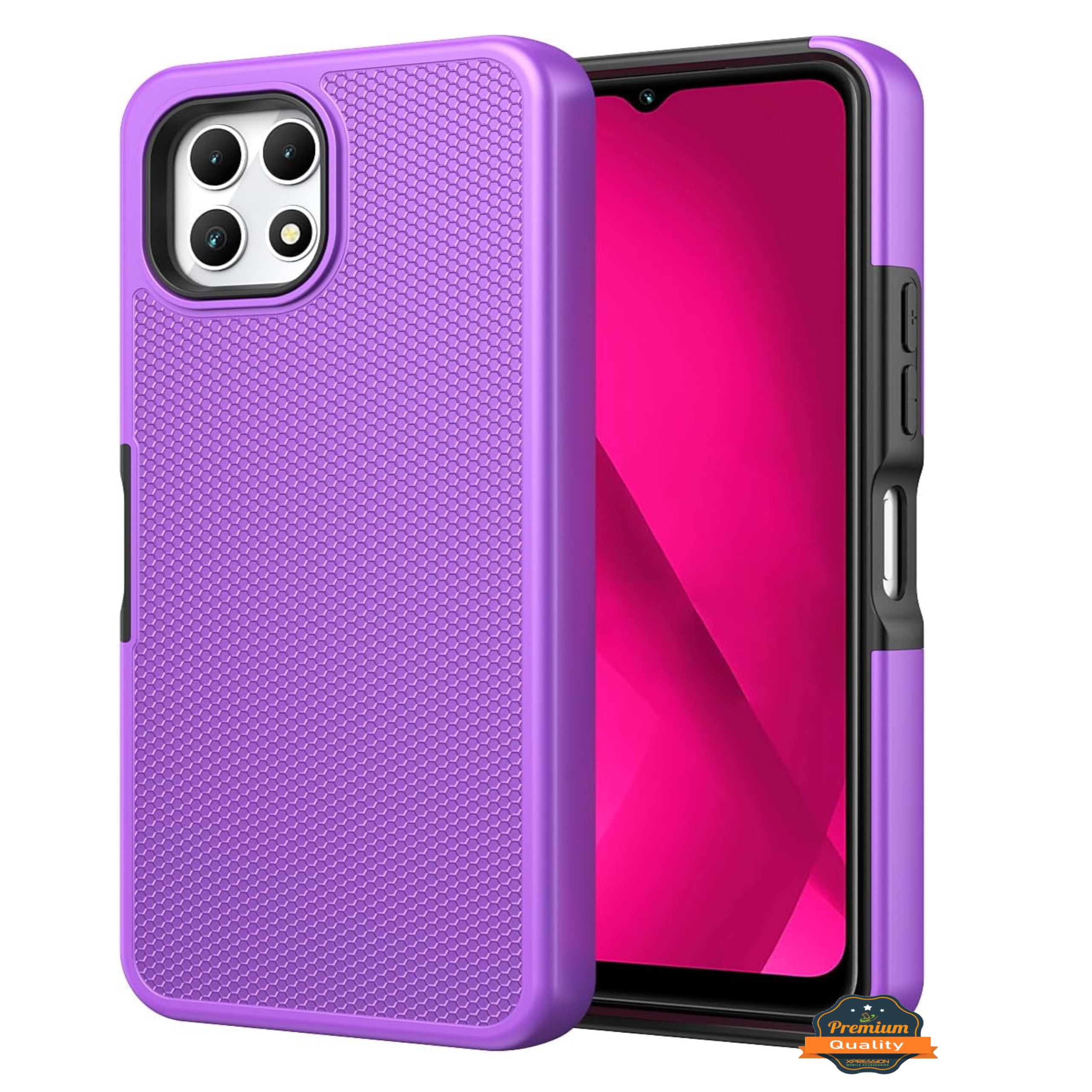 Para Motorola Moto G 5G 2025 Doble Capa TPU Híbrido con Texturizada Resistente Estuche Cubierta - Imagen 37 de 51