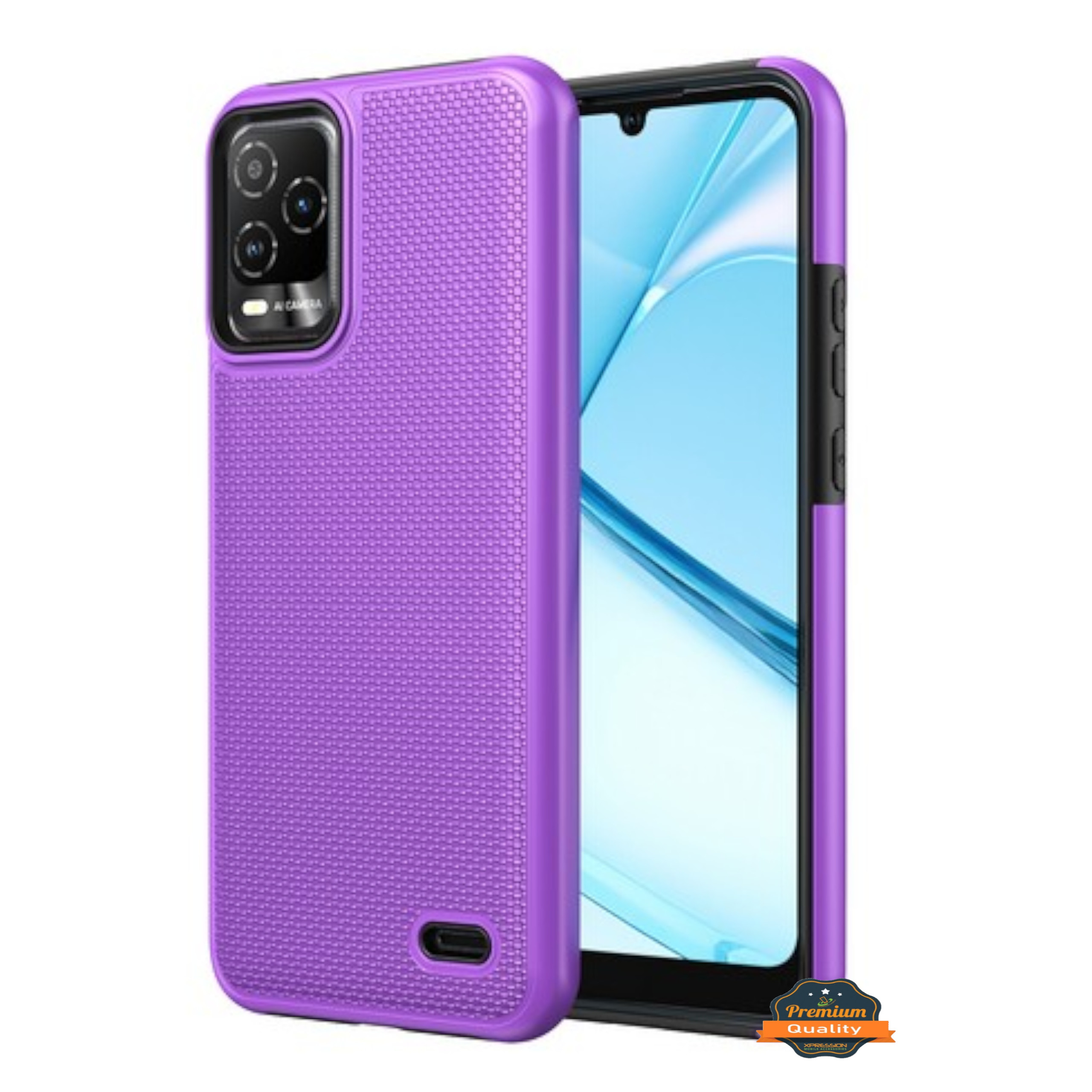 Para Motorola Moto G 5G 2025 Doble Capa TPU Híbrido con Texturizada Resistente Estuche Cubierta - Imagen 35 de 51
