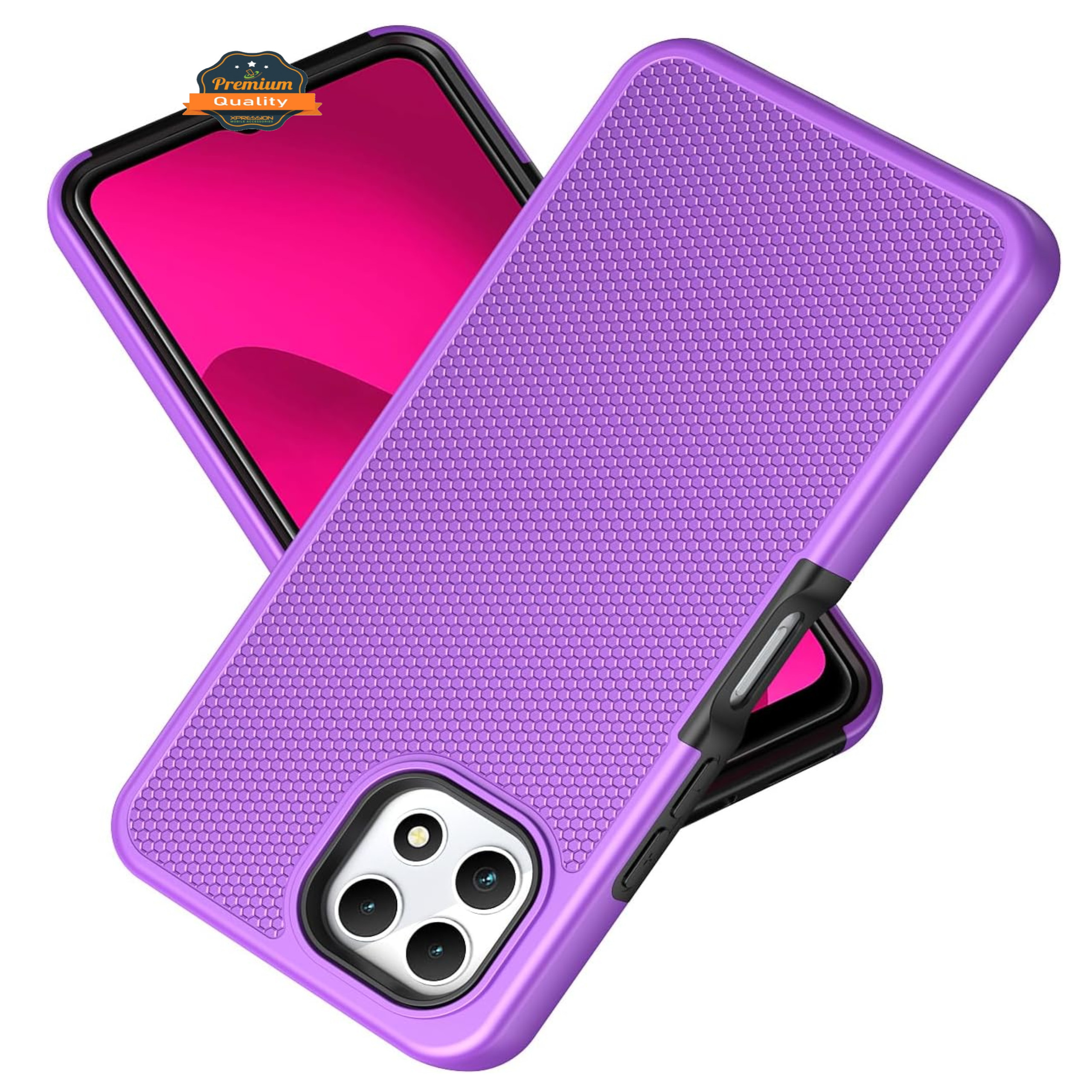 Para Motorola Moto G 5G 2025 Doble Capa TPU Híbrido con Texturizada Resistente Estuche Cubierta - Imagen 39 de 51