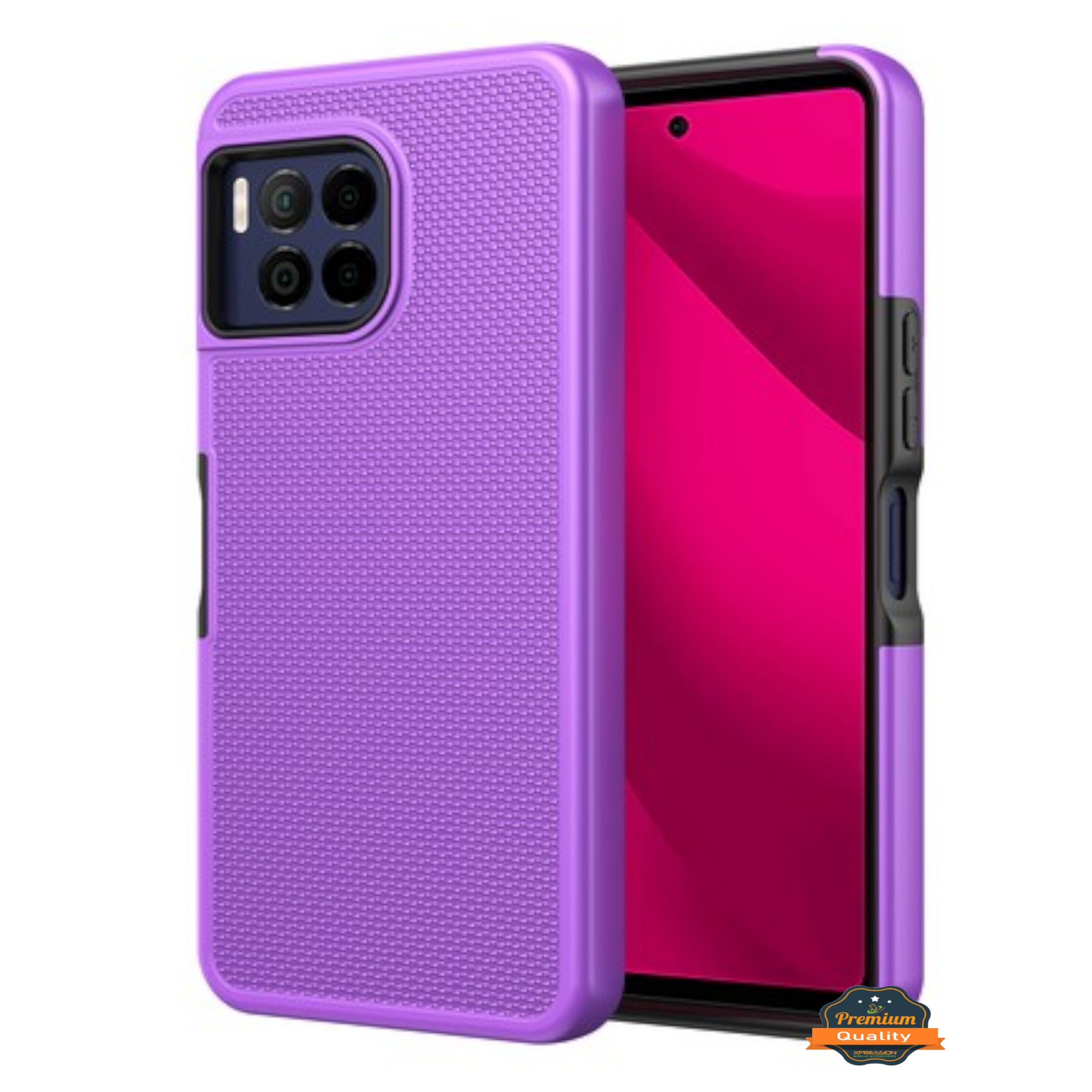 Para Motorola Moto G 5G 2025 Doble Capa TPU Híbrido con Texturizada Resistente Estuche Cubierta - Imagen 36 de 51