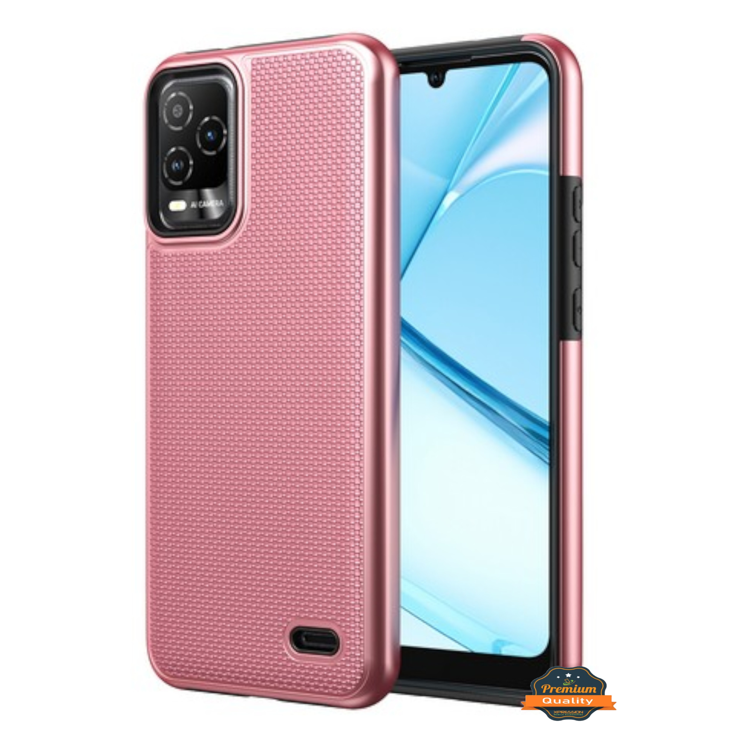 Para Motorola Moto G 5G 2025 Doble Capa TPU Híbrido con Texturizada Resistente Estuche Cubierta - Imagen 44 de 51