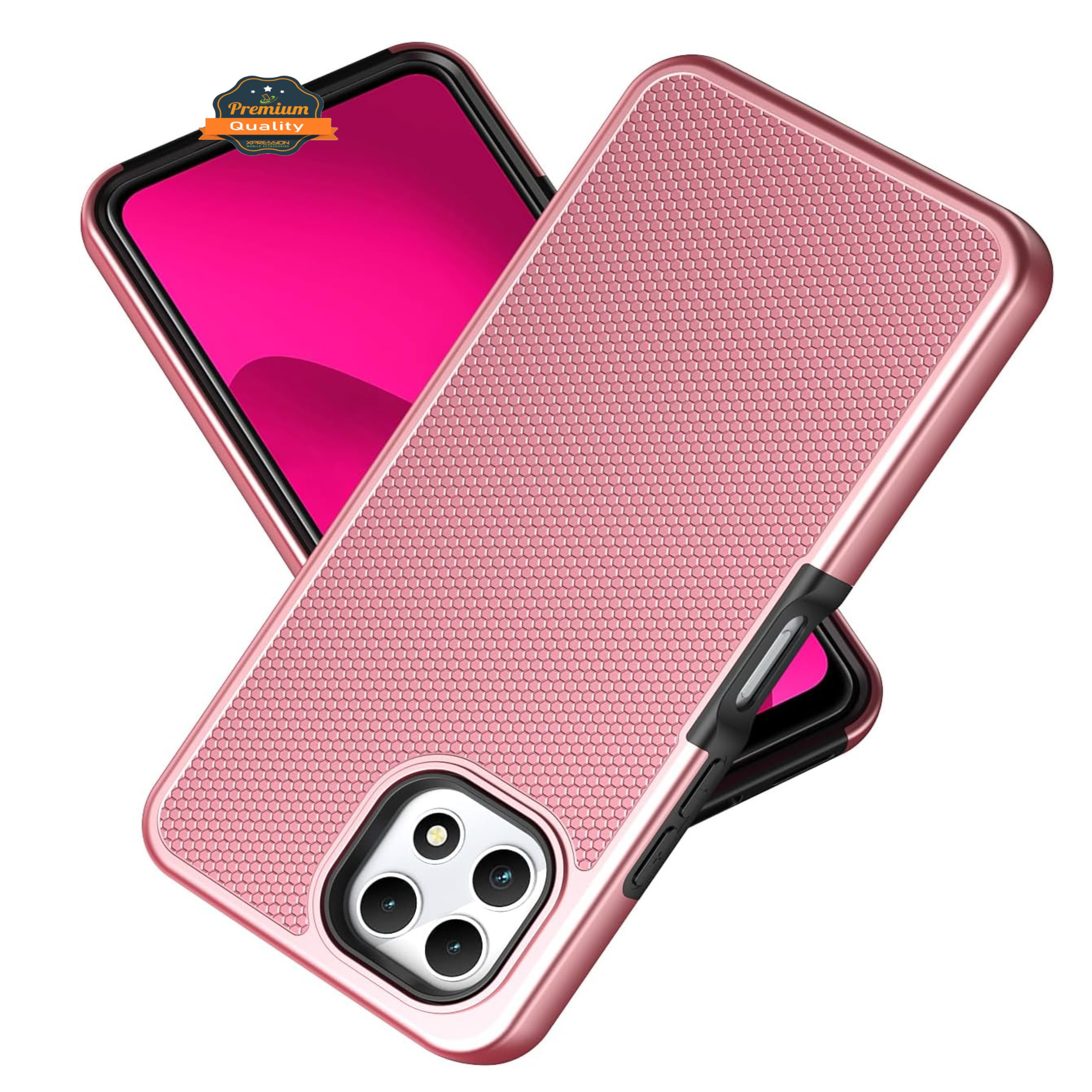 Para Motorola Moto G 5G 2025 Doble Capa TPU Híbrido con Texturizada Resistente Estuche Cubierta - Imagen 48 de 51