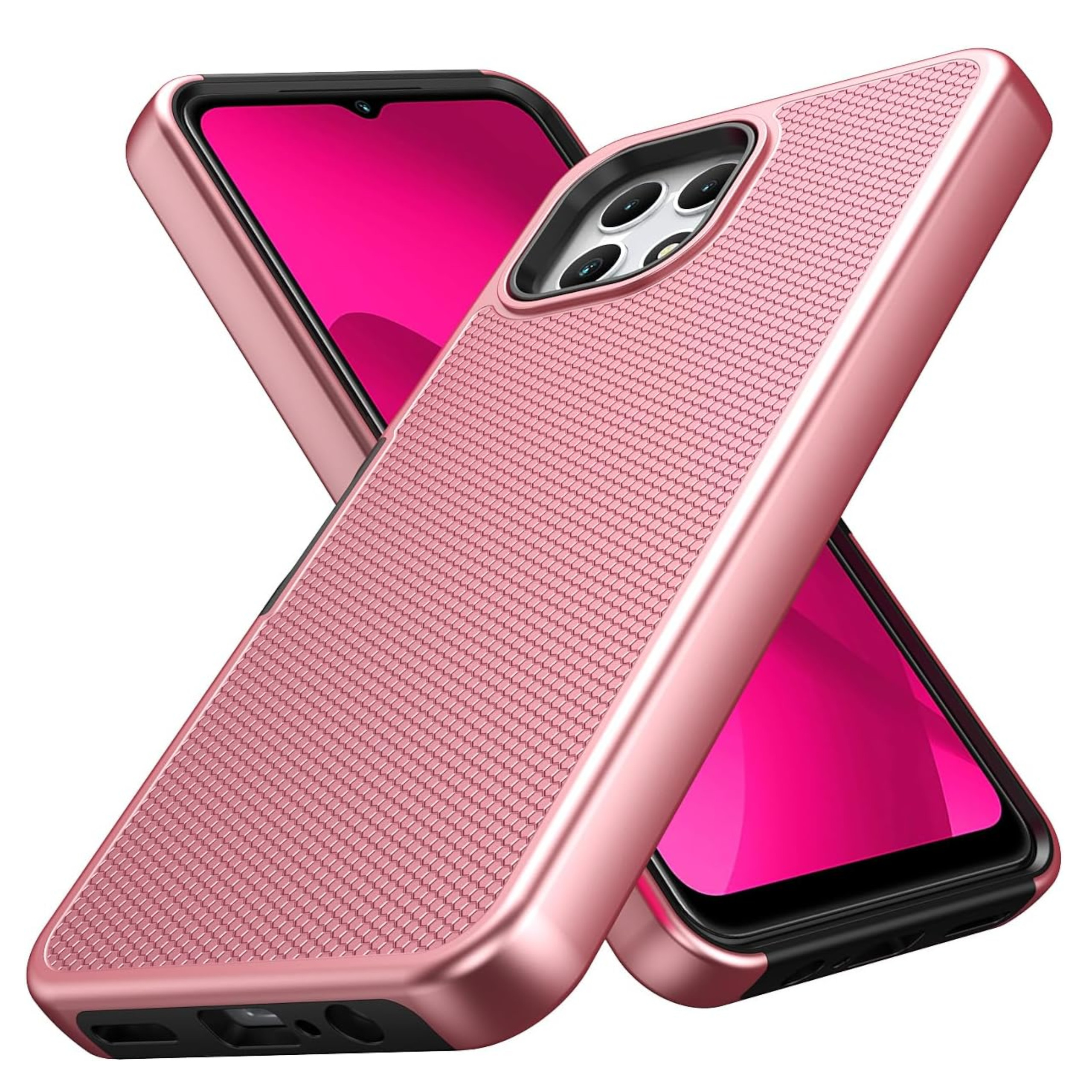 Para Motorola Moto G 5G 2025 Doble Capa TPU Híbrido con Texturizada Resistente Estuche Cubierta - Imagen 47 de 51