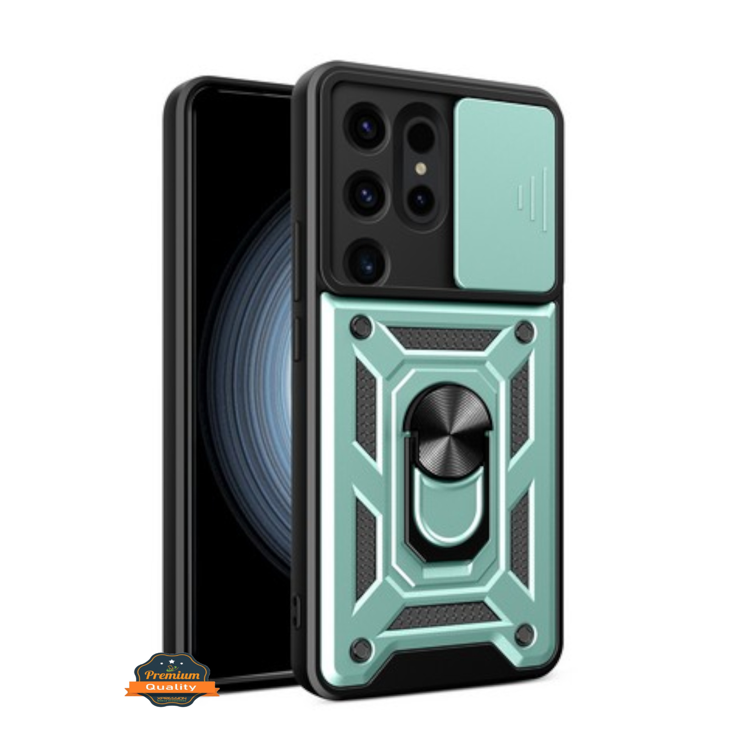 Funda protectora con soporte anillo de cámara deslizante a prueba de golpes para Motorola Moto G 5G 2025 - Imagen 32 de 40