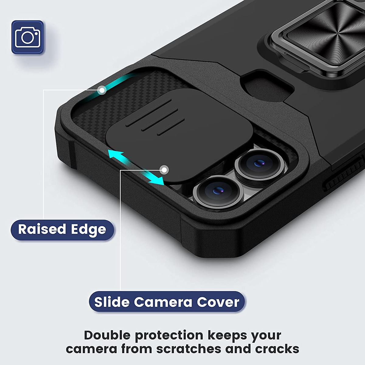 Für Motorola Moto G Power 5G 2025 Hybrid Wallet Card & Ring Stand Case Hülle - Bild 17 von 51