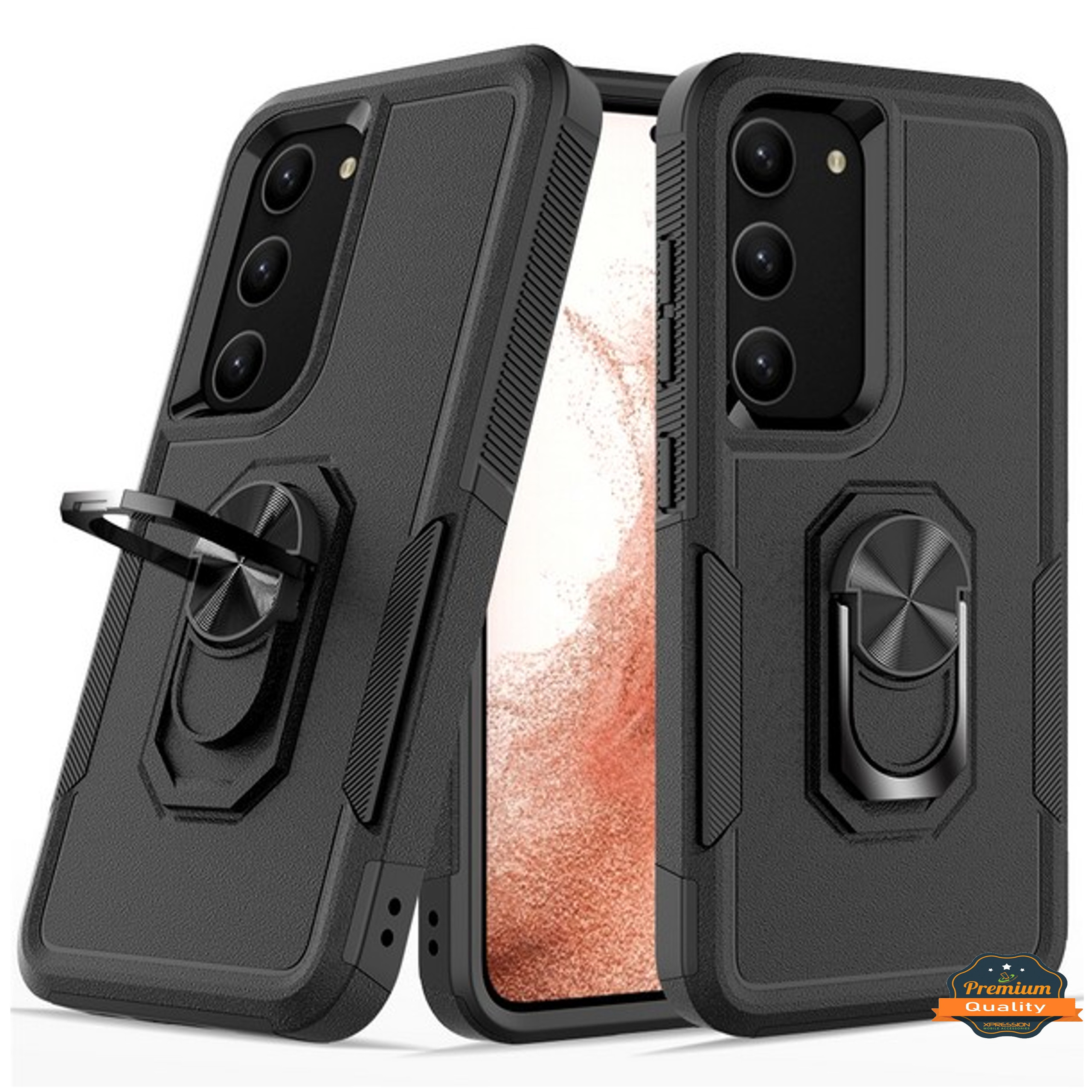 Funda protectora con soporte de anillo híbrido de doble capa a prueba de golpes para Motorola Moto G 5G 2023 - Imagen 11 de 63