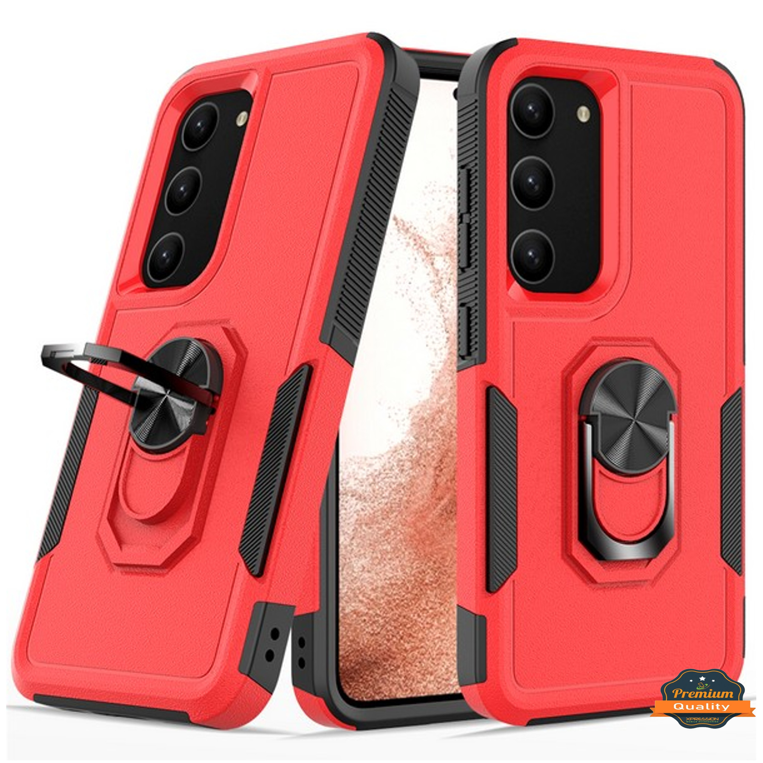Funda protectora con soporte de anillo híbrido de doble capa a prueba de golpes para Motorola Moto G 5G 2023 - Imagen 29 de 63