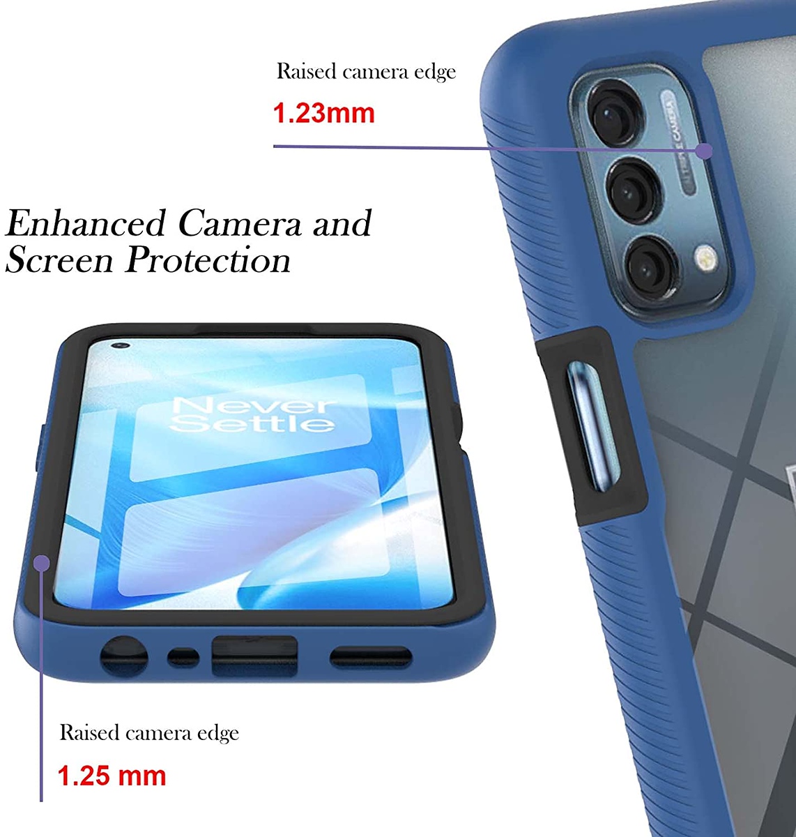 Für Motorola Moto G Play 2023 Armor Hybrid Doppelschicht TPU Robuste Hülle Cover - Bild 26 von 37