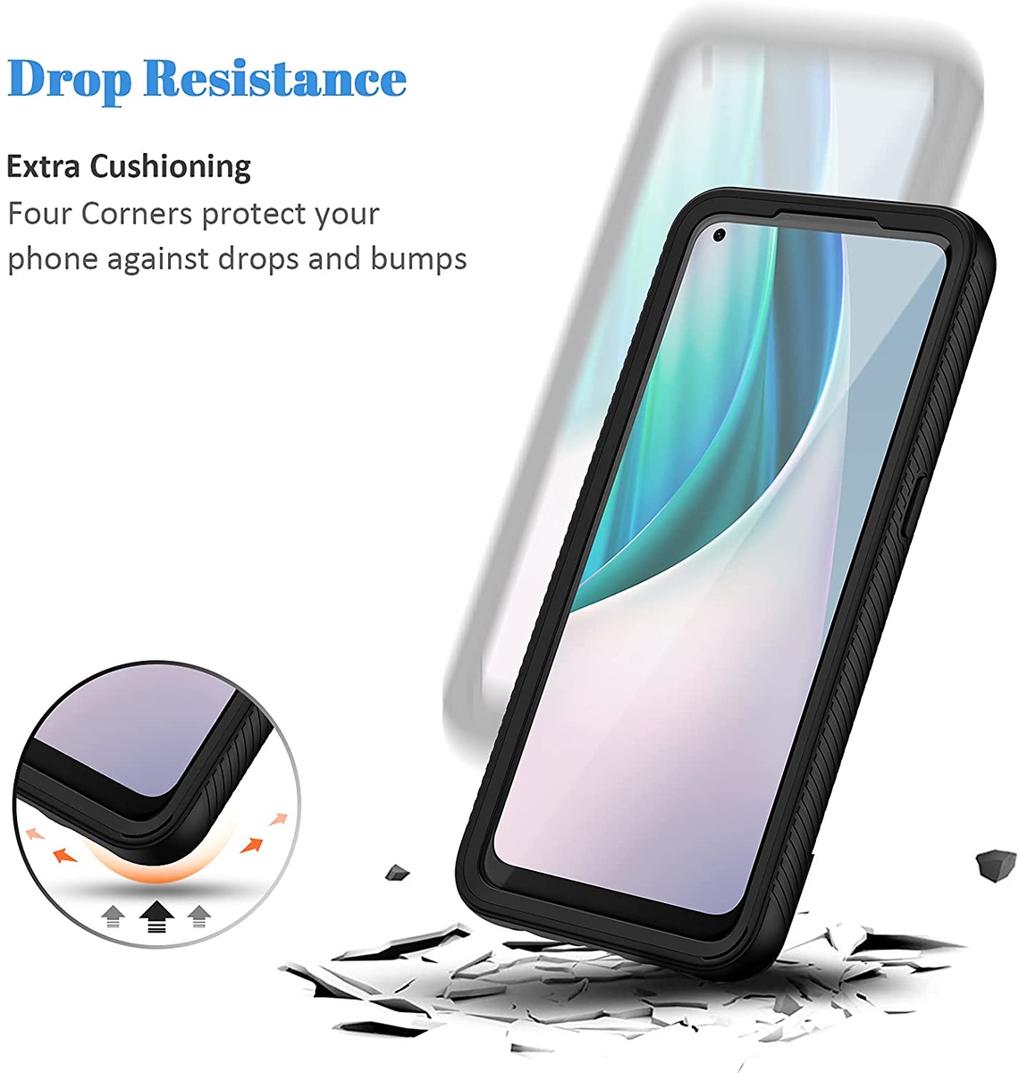 For Motorola Moto G Stylus 2021 4G Armor Hybrid Clear Rugged Frame Case Cover - Picture 17 of 37