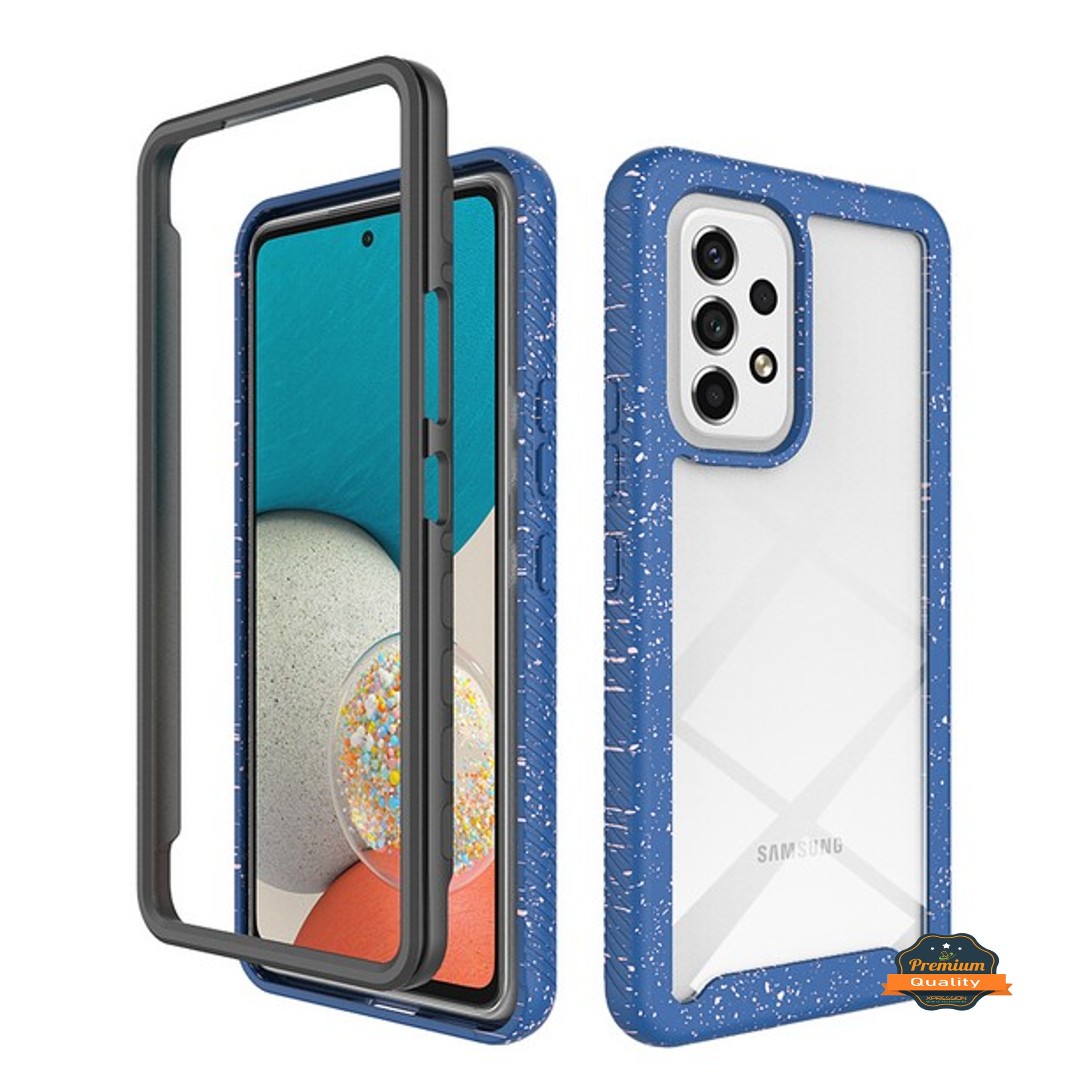 For Motorola Moto G Stylus 2021 4G Armor Hybrid Clear Rugged Frame Case Cover - Picture 20 of 37