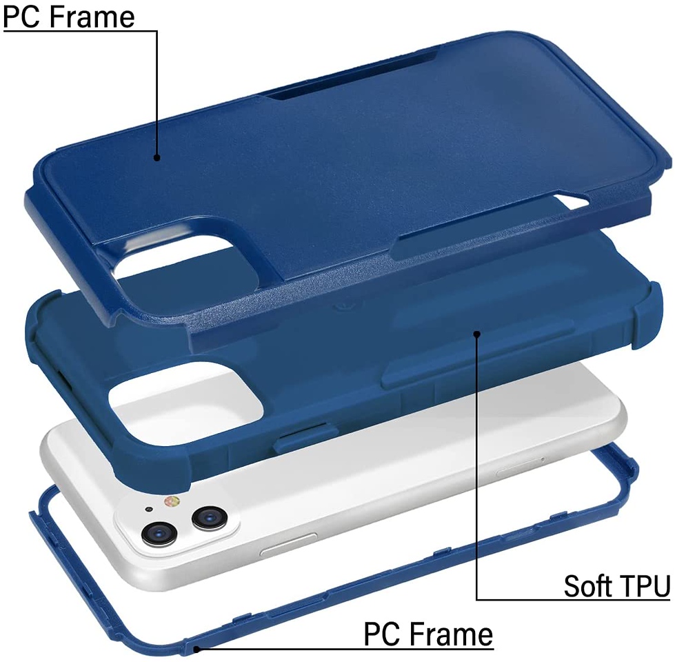 Funda protectora de poliuretano termoplástico de goma doble capa resistente con parachoques híbrido para Motorola Razr 2022 - Imagen 24 de 45