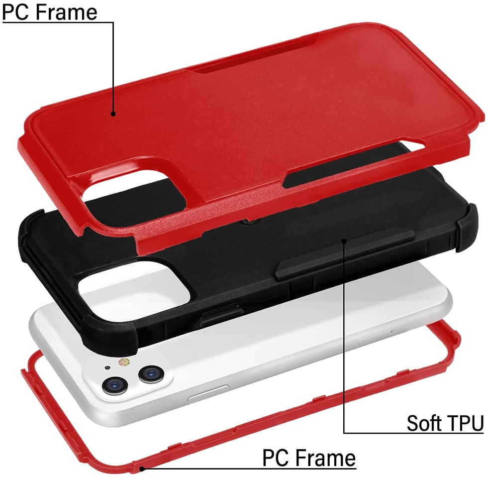 Funda protectora de poliuretano termoplástico de goma doble capa resistente con parachoques híbrido para Motorola Razr 2022 - Imagen 33 de 45