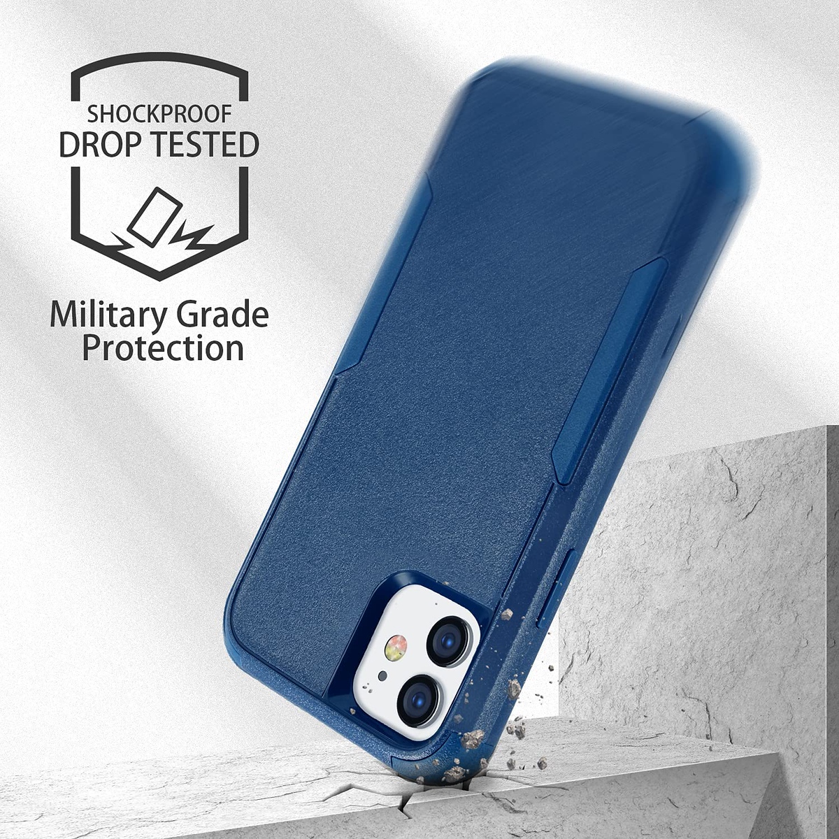 Funda protectora de poliuretano termoplástico de goma doble capa resistente con parachoques híbrido para Motorola Razr 2022 - Imagen 43 de 45