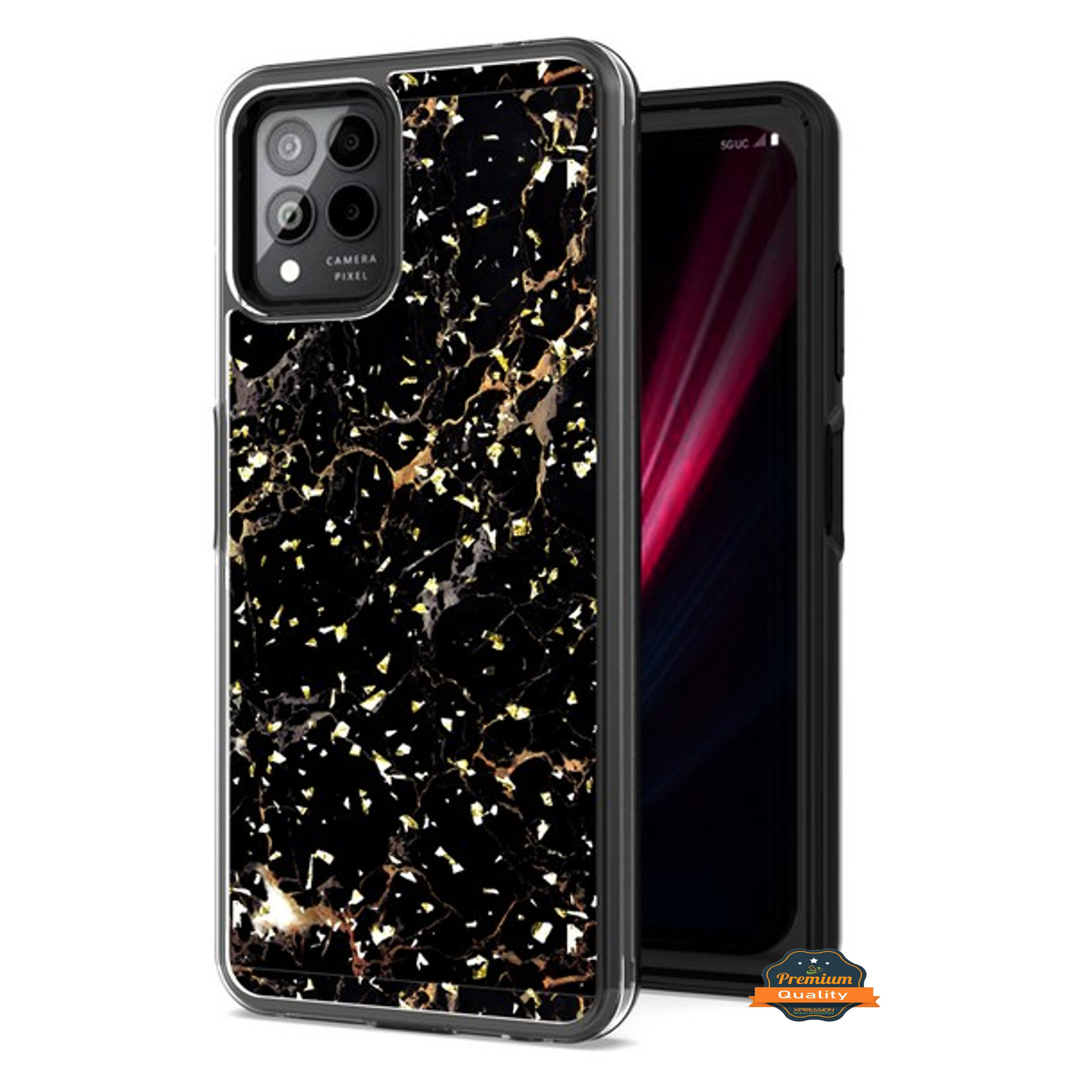 Für Nokia G100 Design Bling Glitzer Stoßfest Hybrid TPU Hart Slim Etui Abdeckung - Bild 8 von 49