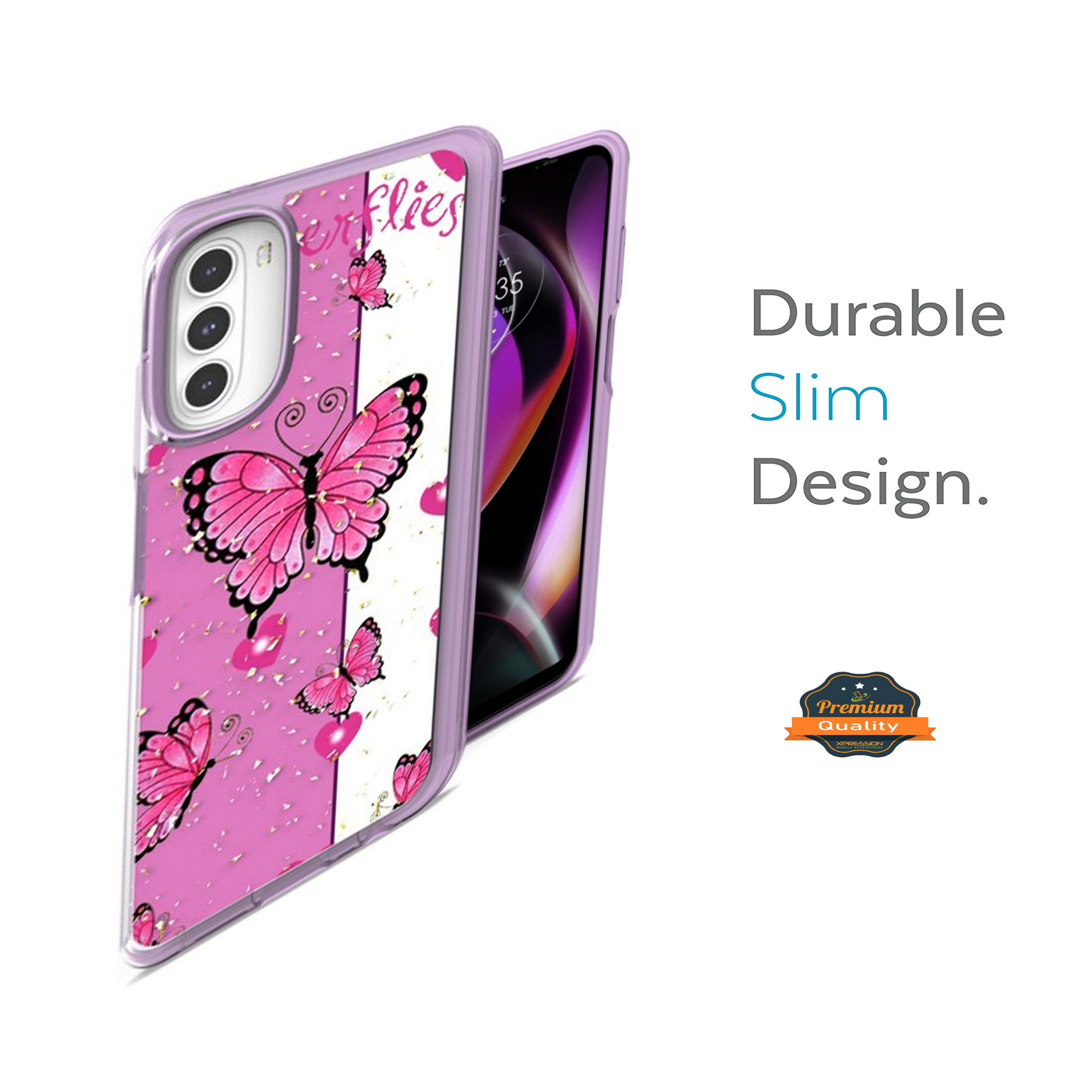 Für Nokia G100 Design Bling Glitzer Stoßfest Hybrid TPU Hart Slim Etui Abdeckung - Bild 46 von 49