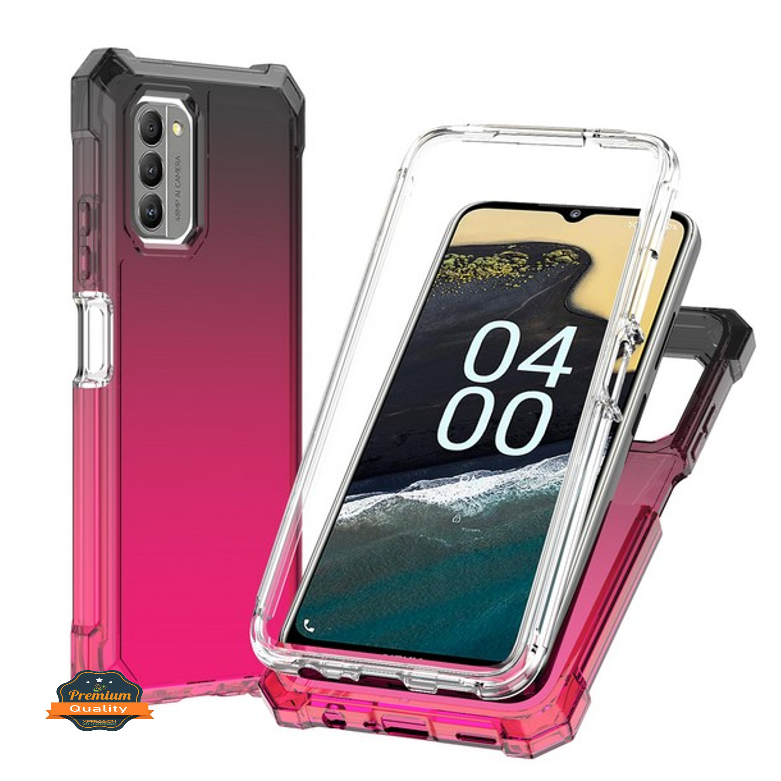 Per Nokia G400 Hybrid 2in1 Frame Cover Edge TPU antiurto + custodia PC rigida - Foto 73 di 96