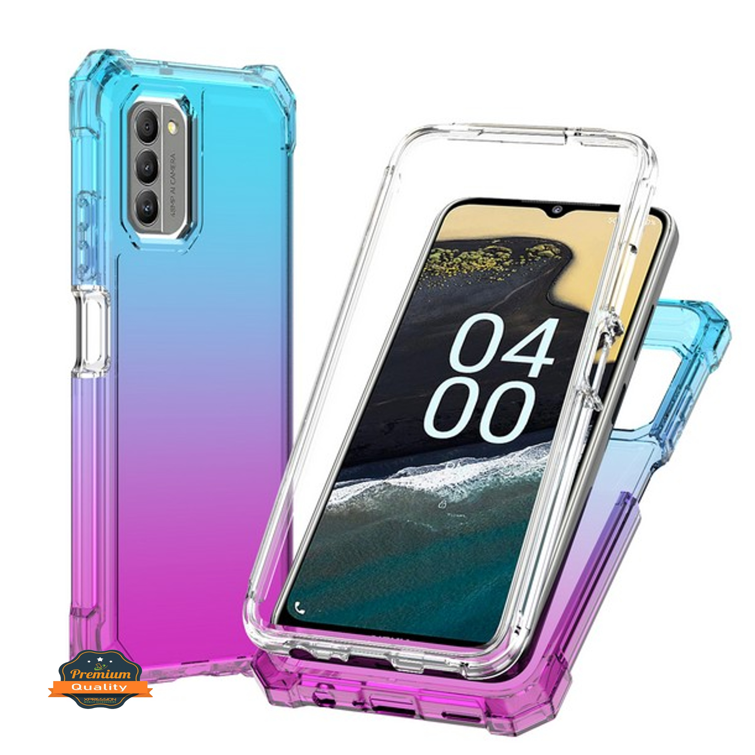 Per Nokia G400 Hybrid 2in1 Frame Cover Edge TPU antiurto + custodia PC rigida - Foto 81 di 96