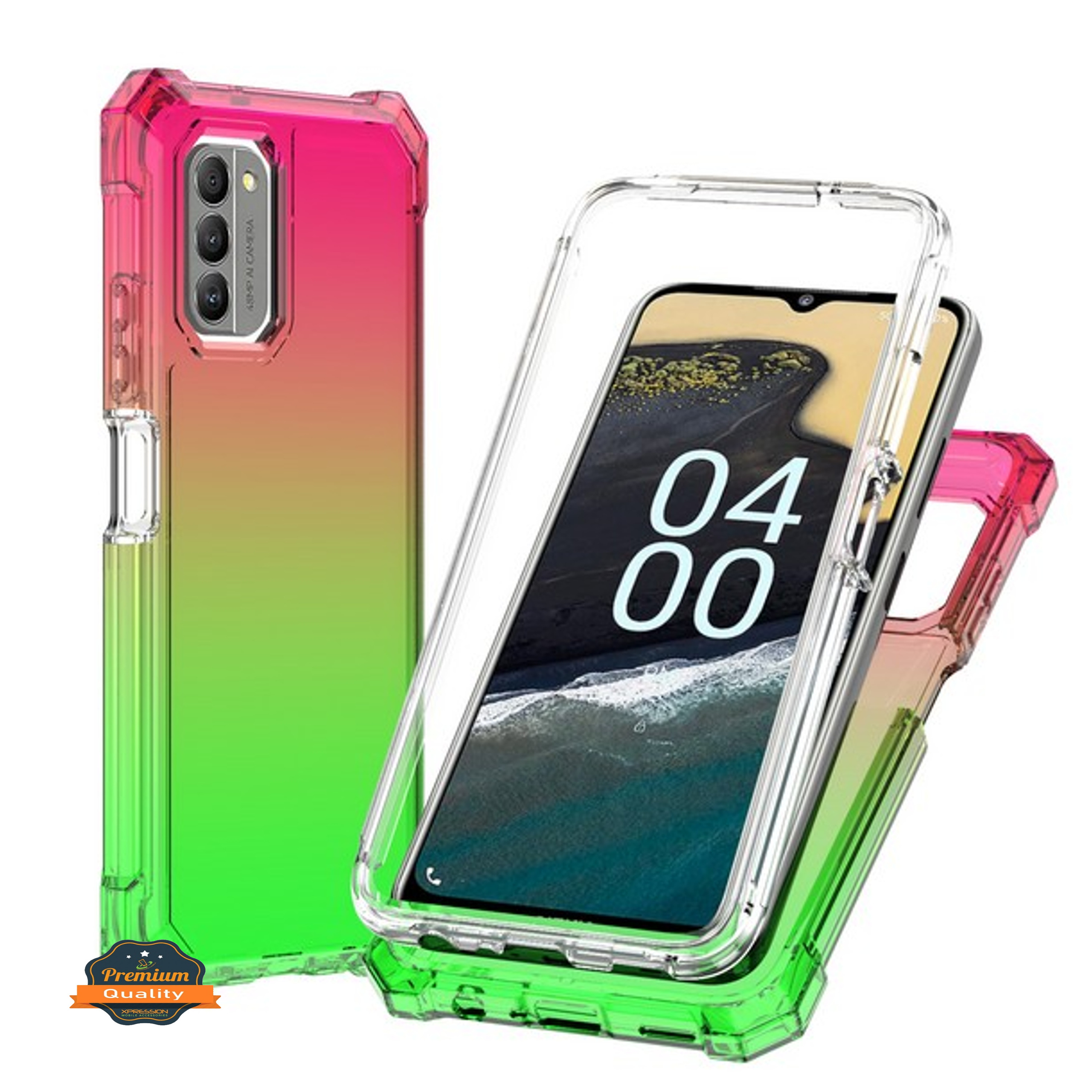 Per Nokia G400 Hybrid 2in1 Frame Cover Edge TPU antiurto + custodia PC rigida - Foto 89 di 96