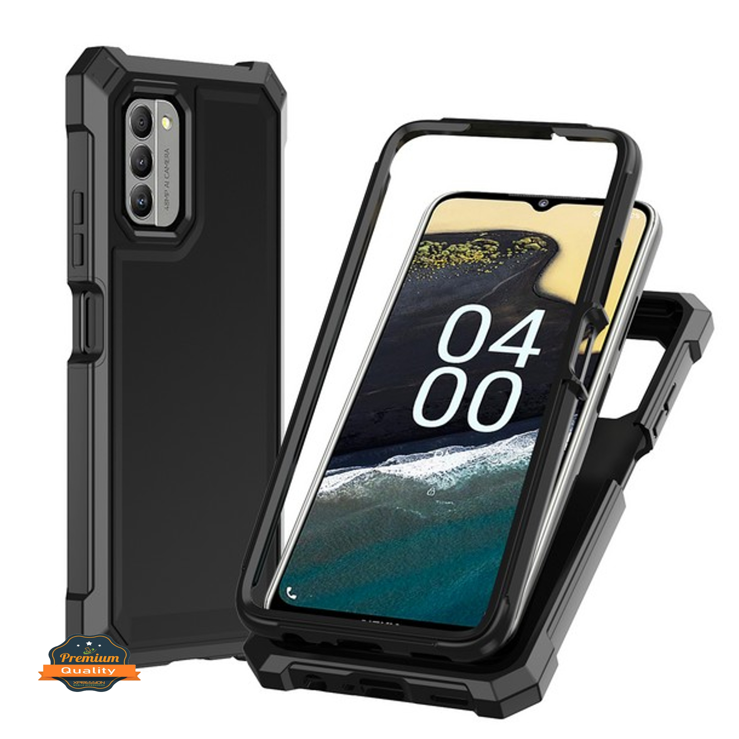 Per Nokia G400 Hybrid 2in1 Frame Cover Edge TPU antiurto + custodia PC rigida - Foto 9 di 96