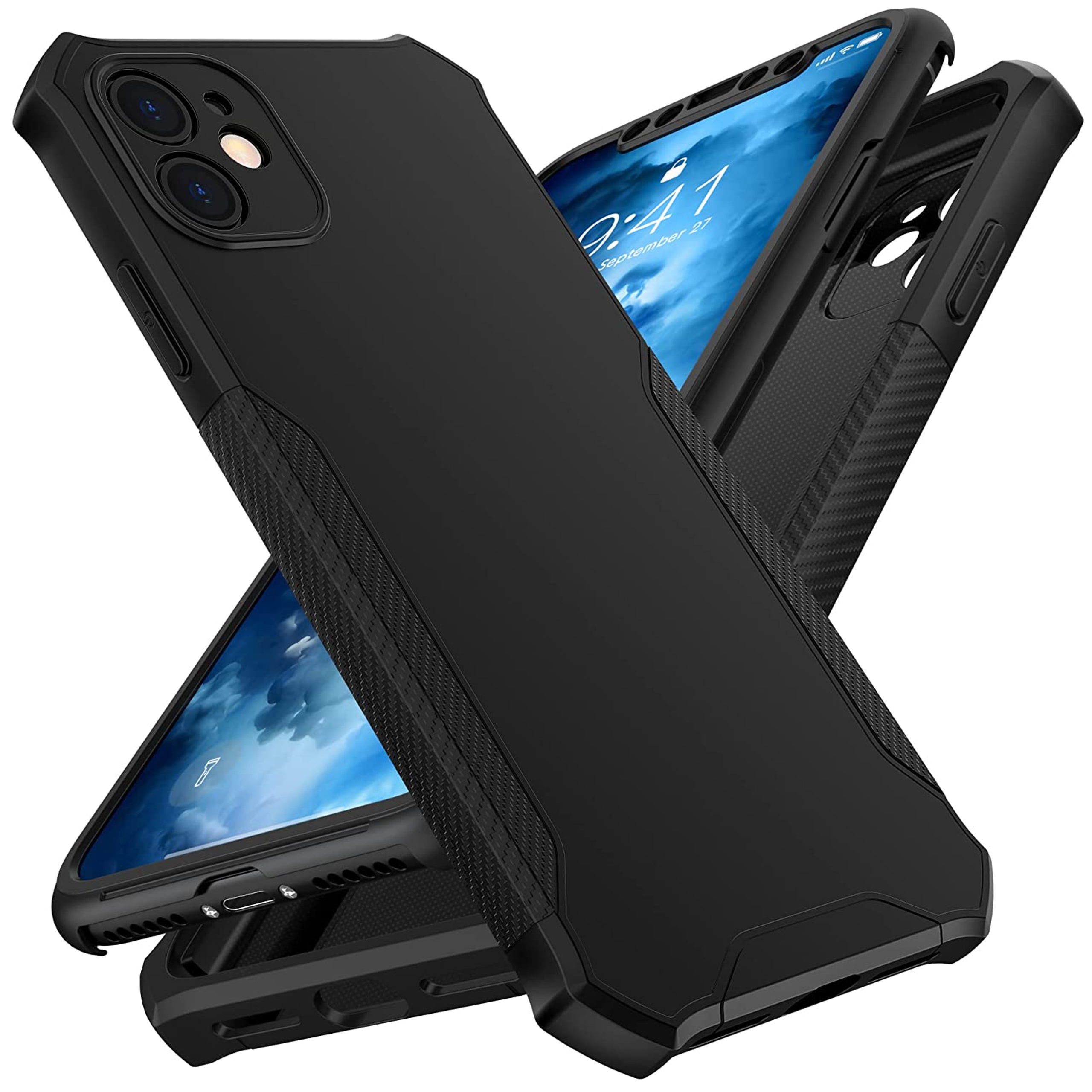 Per Nokia G400 Hybrid 2in1 Frame Cover Edge TPU antiurto + custodia PC rigida - Foto 13 di 96