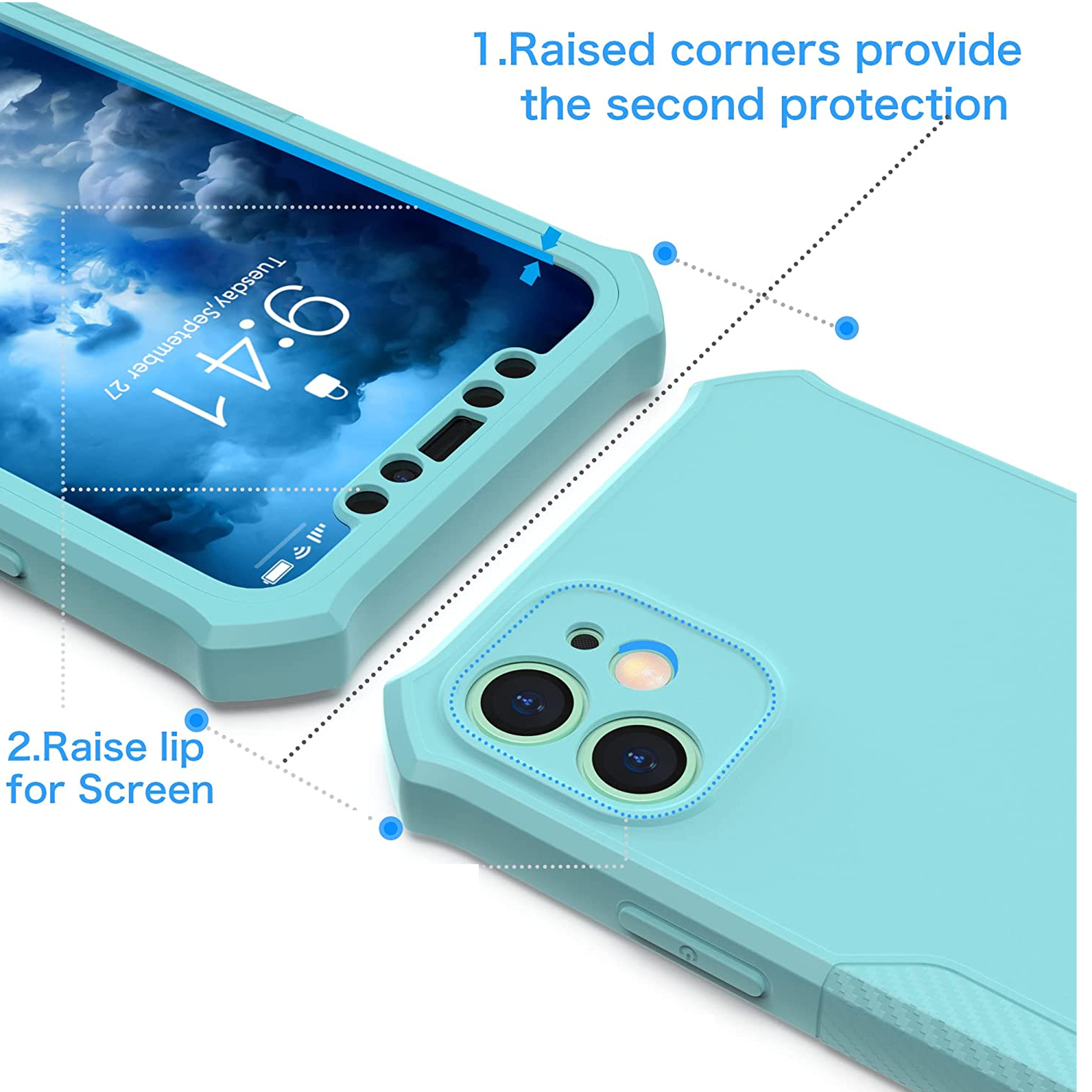 Per Nokia G400 Hybrid 2in1 Frame Cover Edge TPU antiurto + custodia PC rigida - Foto 30 di 96