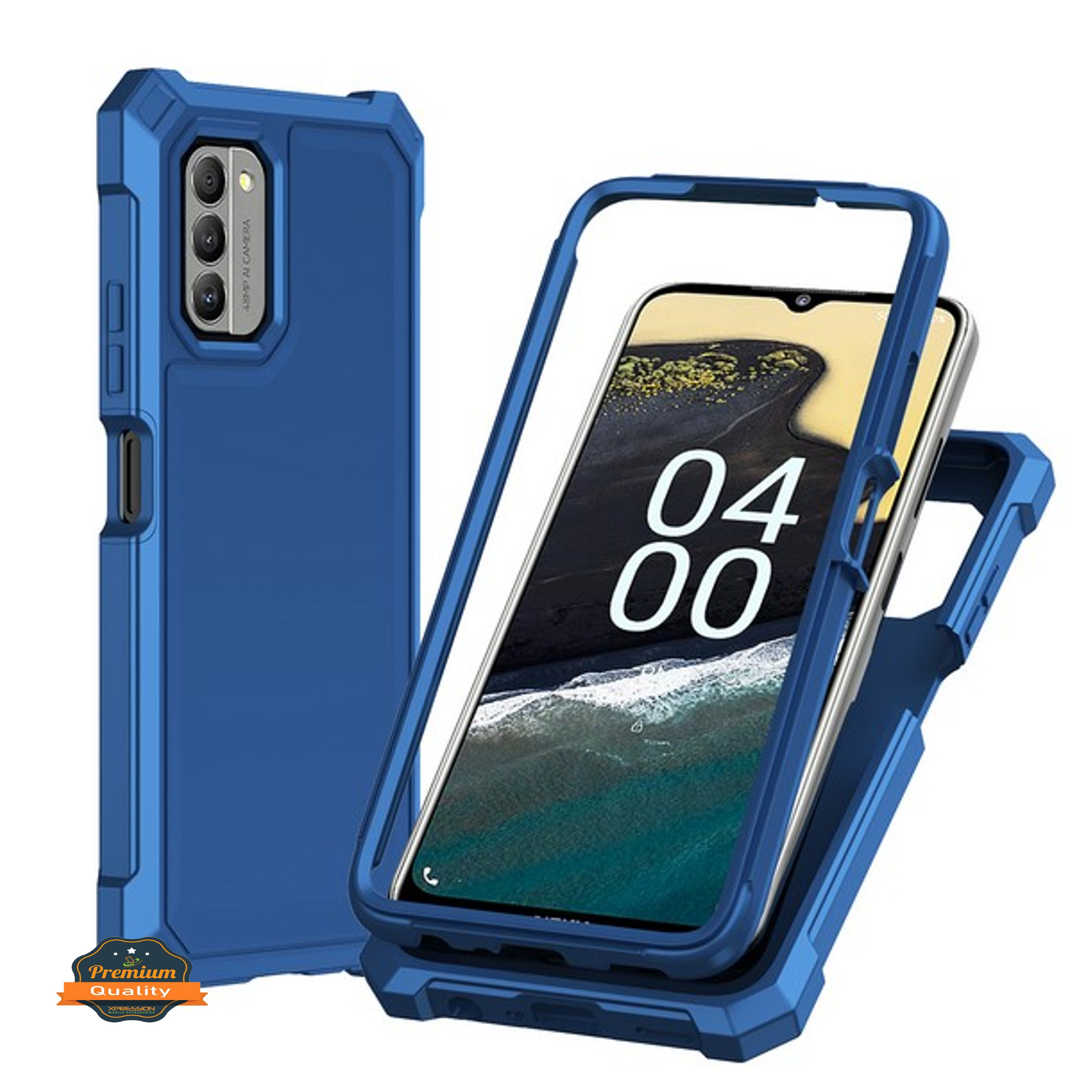 Per Nokia G400 Hybrid 2in1 Frame Cover Edge TPU antiurto + custodia PC rigida - Foto 17 di 96