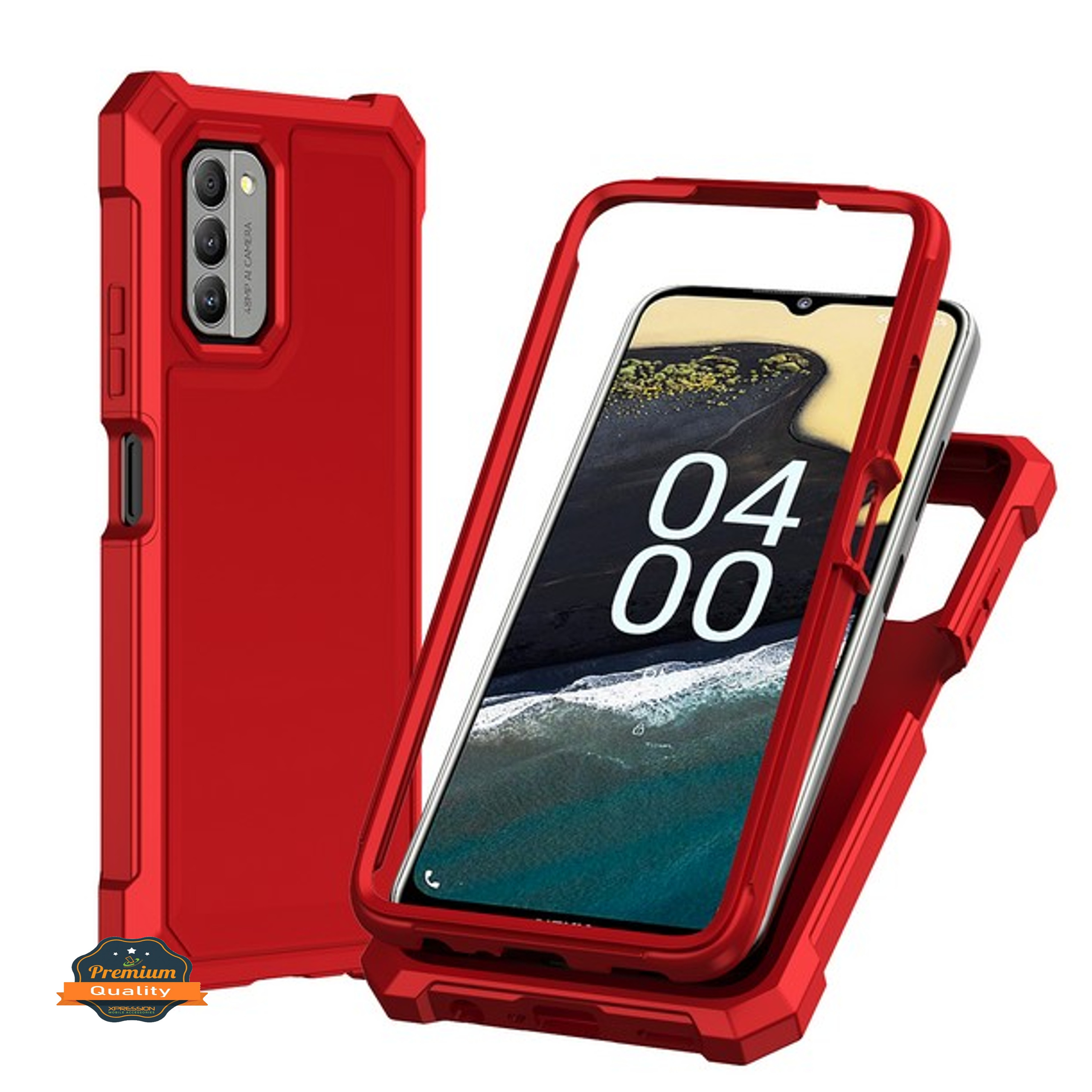 Per Nokia G400 Hybrid 2in1 Frame Cover Edge TPU antiurto + custodia PC rigida - Foto 33 di 96