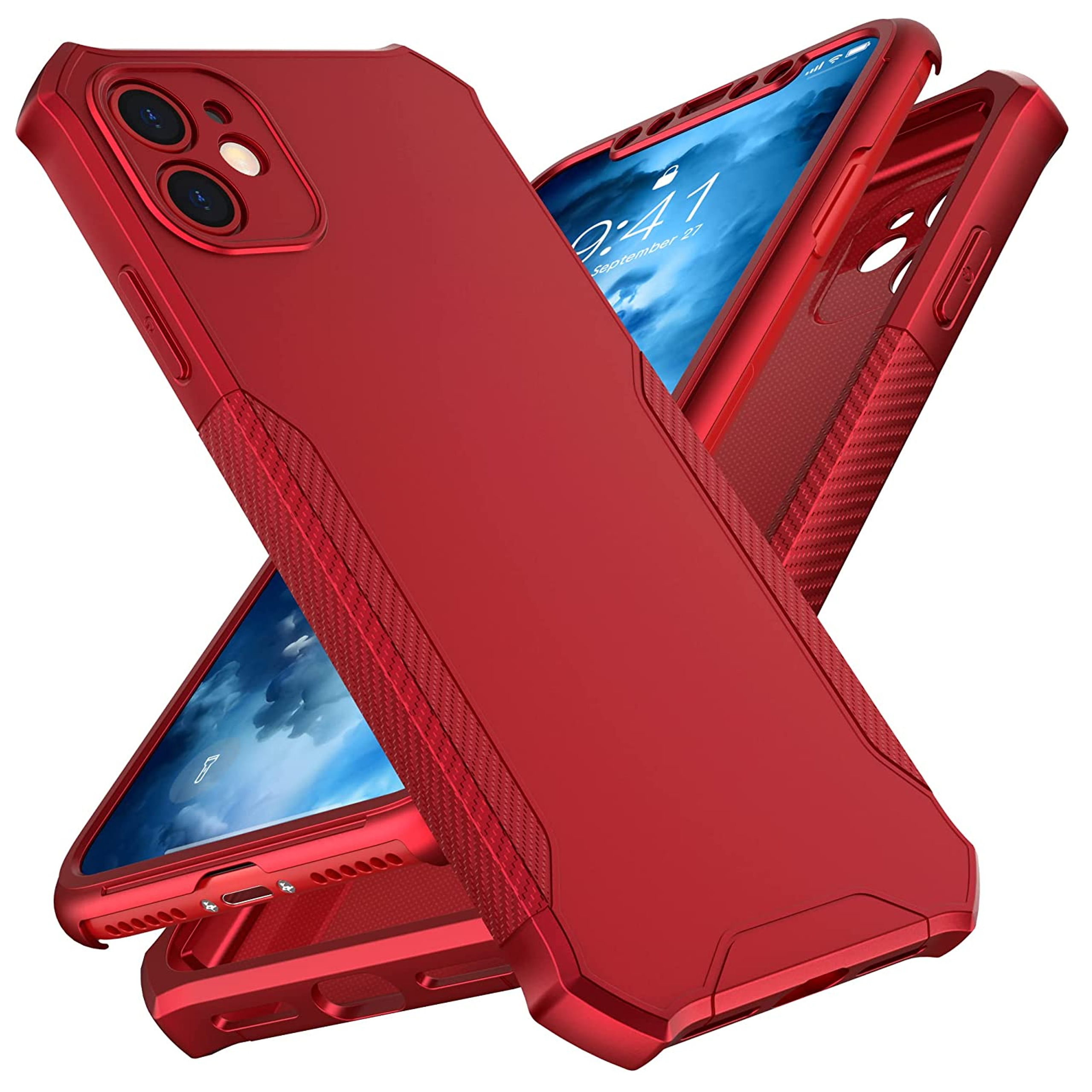 Per Nokia G400 Hybrid 2in1 Frame Cover Edge TPU antiurto + custodia PC rigida - Foto 37 di 96