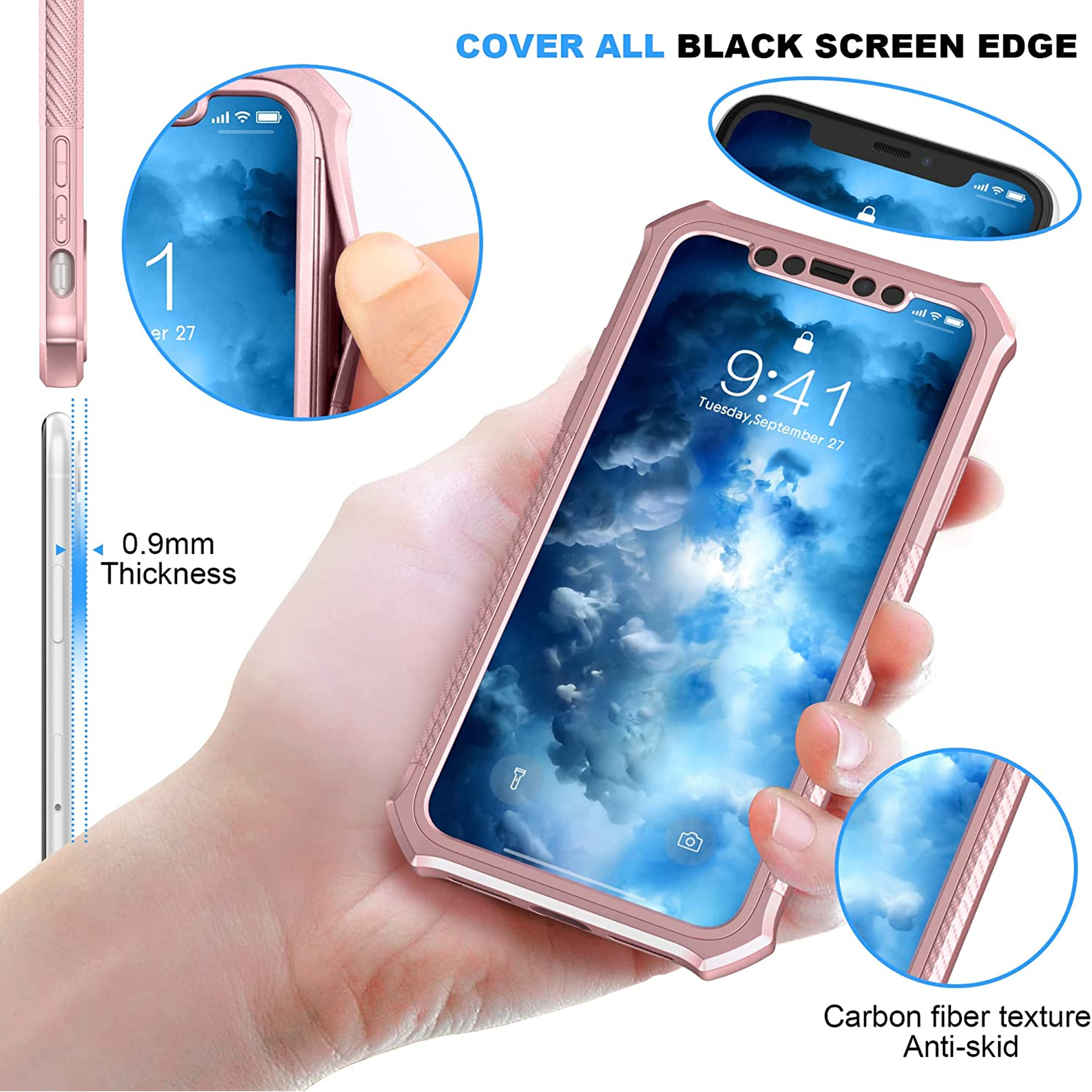 Per Nokia G400 Hybrid 2in1 Frame Cover Edge TPU antiurto + custodia PC rigida - Foto 55 di 96