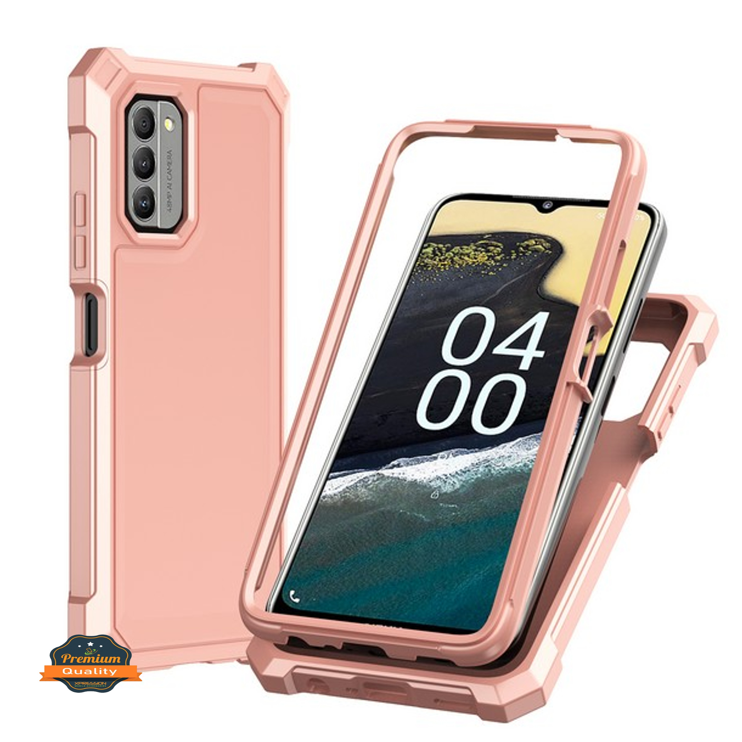 Per Nokia G400 Hybrid 2in1 Frame Cover Edge TPU antiurto + custodia PC rigida - Foto 49 di 96