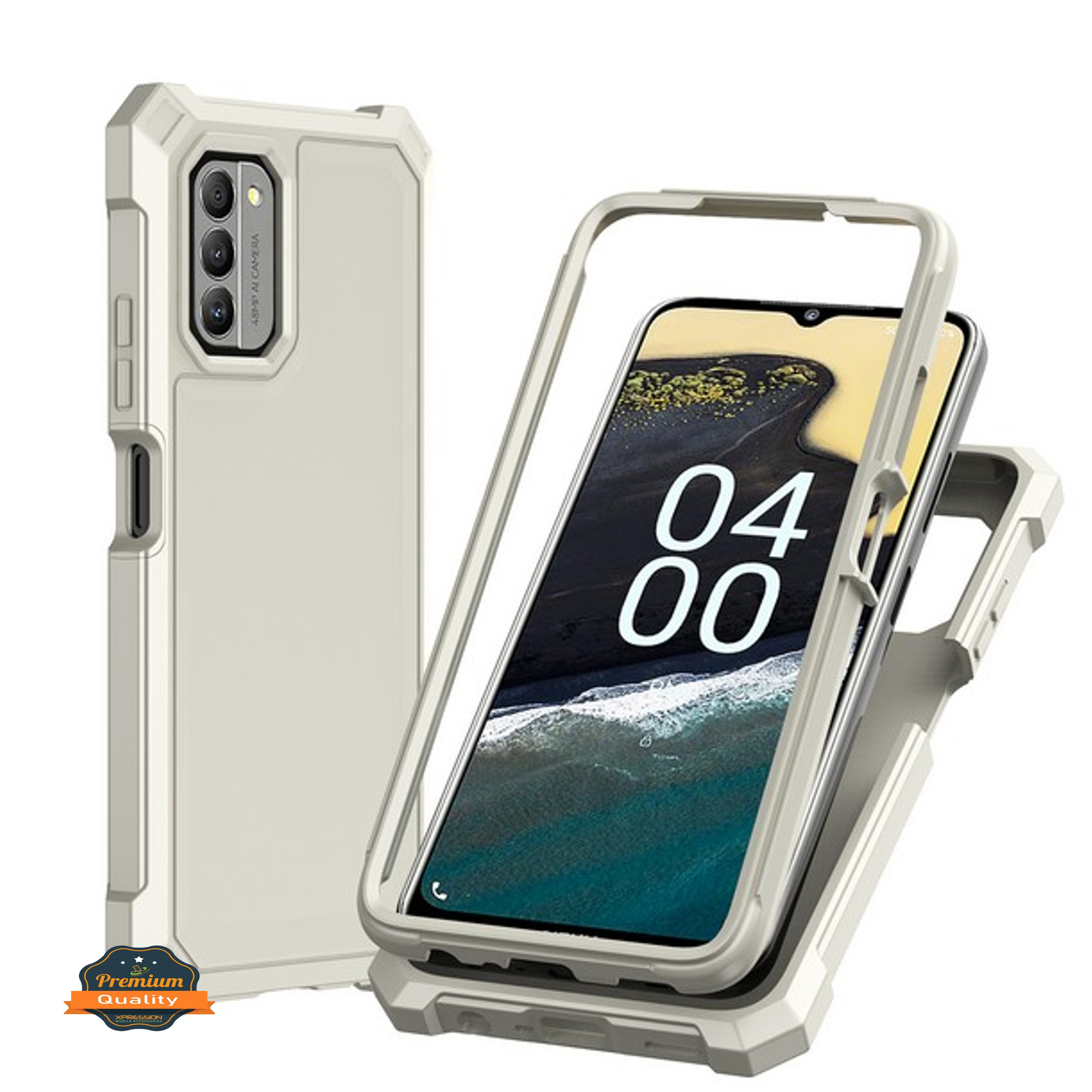 Per Nokia G400 Hybrid 2in1 Frame Cover Edge TPU antiurto + custodia PC rigida - Foto 57 di 96