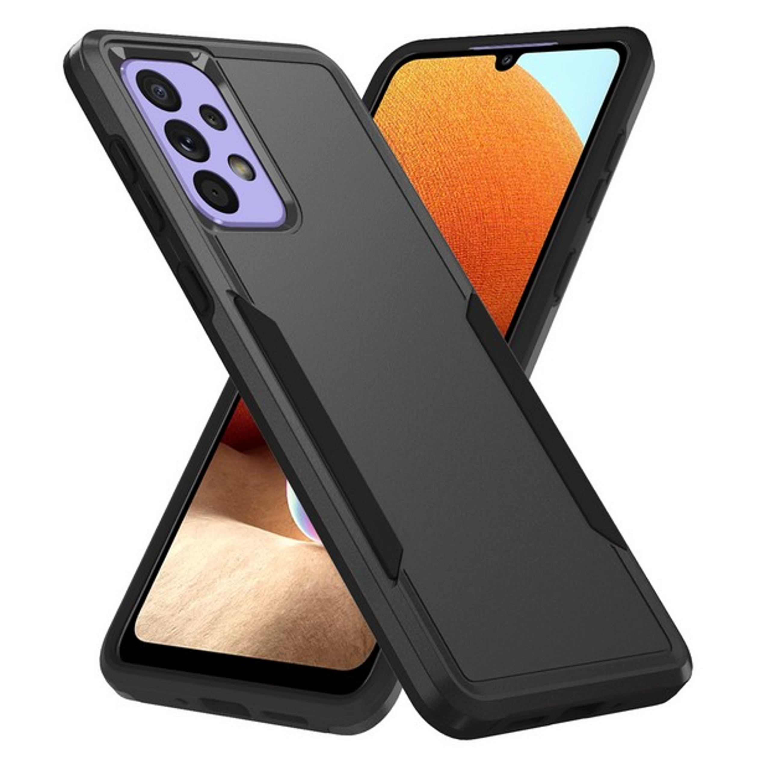 For OnePlus Nord N300 5G Hybrid Rugged Dual Layer 2in1 Rubber TPU PC Case Cover - Picture 12 of 36