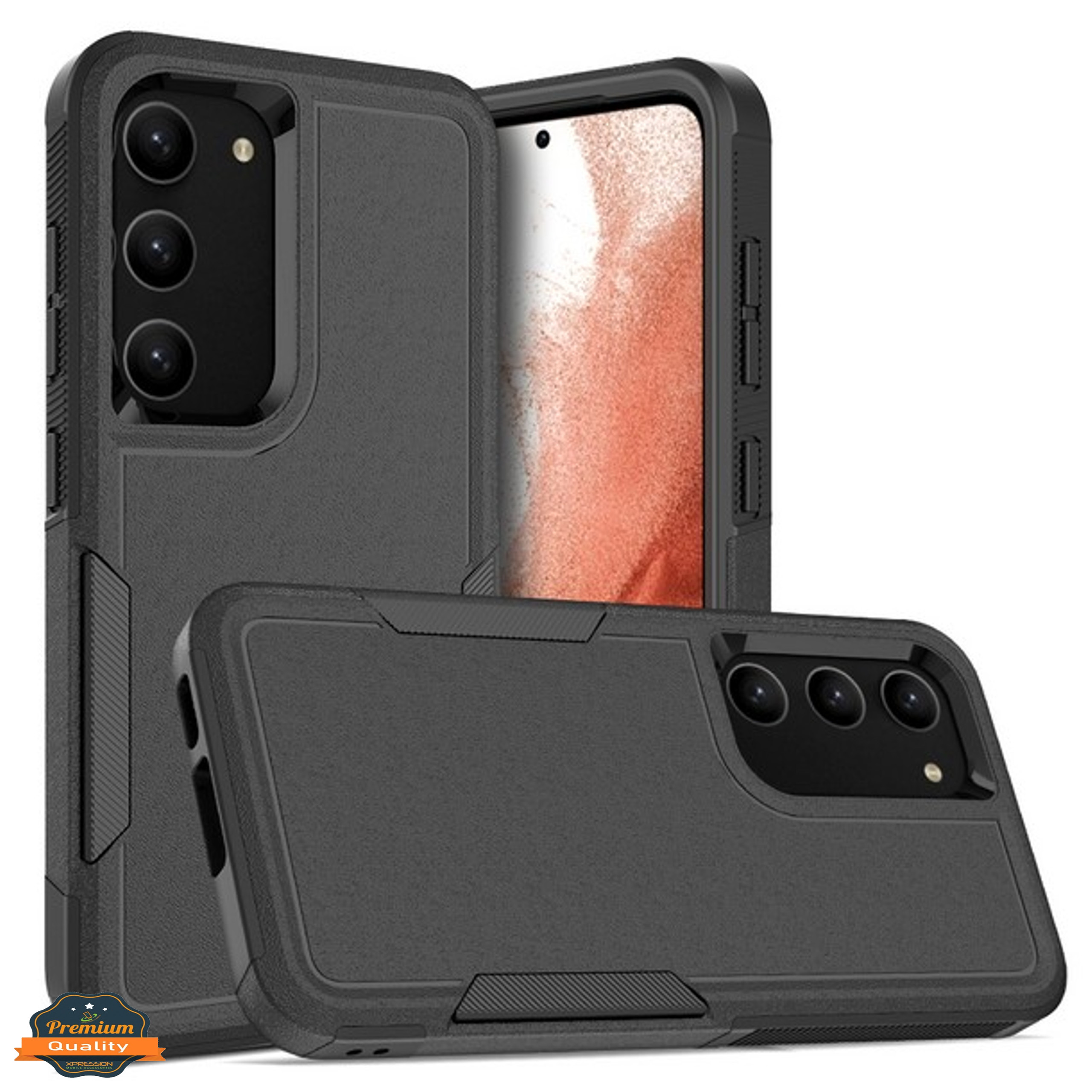 For OnePlus Nord N300 5G Hybrid Rugged Dual Layer 2in1 Rubber TPU PC Case Cover - Picture 10 of 36