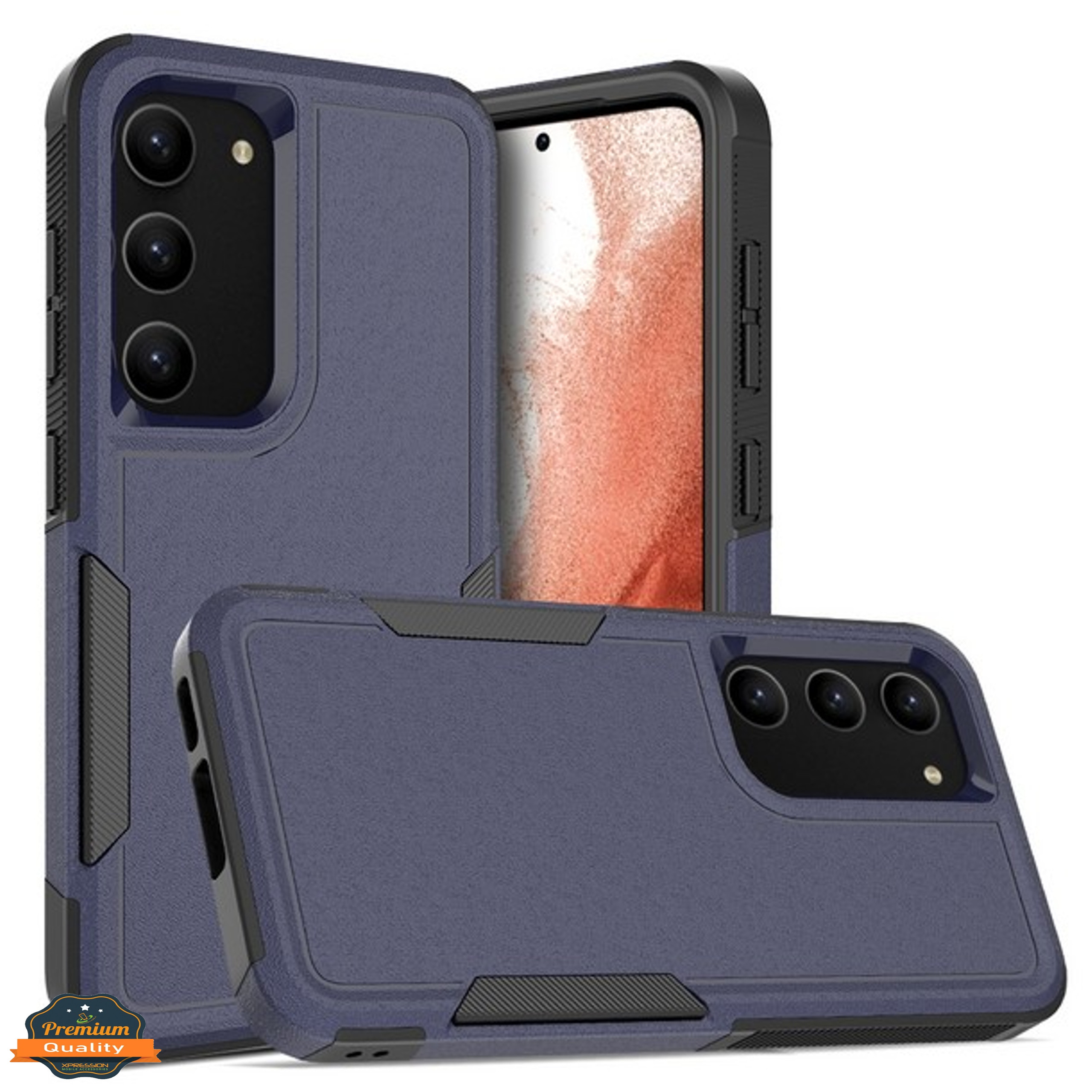 For OnePlus Nord N300 5G Hybrid Rugged Dual Layer 2in1 Rubber TPU PC Case Cover - Picture 19 of 36