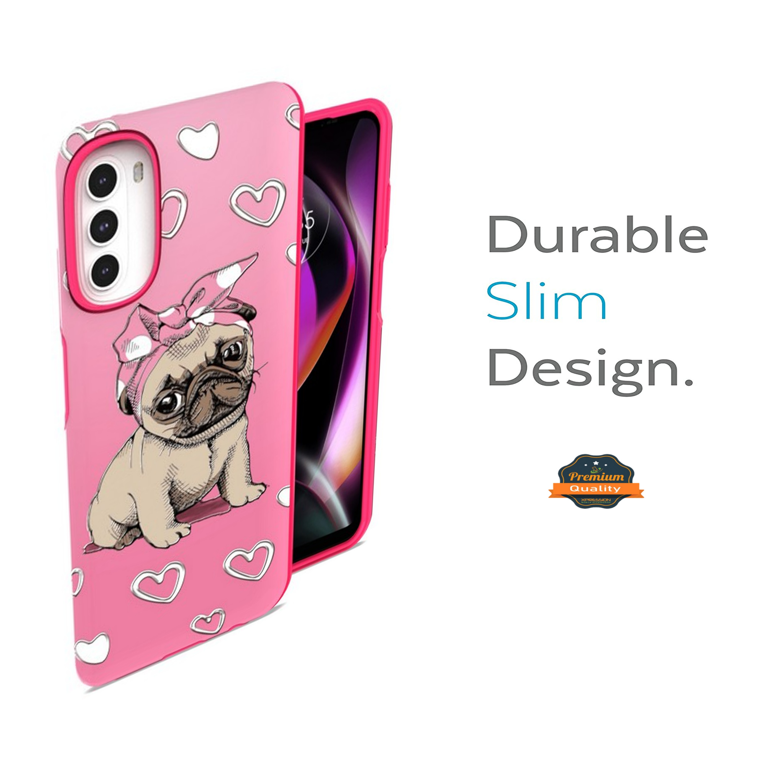 For Revvl 6X 5G Fashion Design Protection TPU Frame Hard PC Back Slim Case Cover - Picture 28 of 43