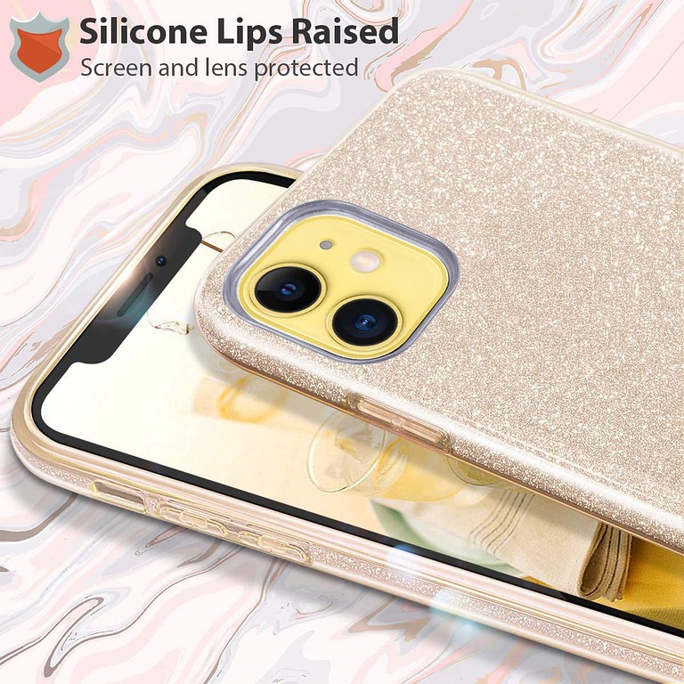 For TCL REVVL V Plus 5G Glitter Sparkle Bling Hybrid Rubber TPU Gel Case Cover - Picture 37 of 41