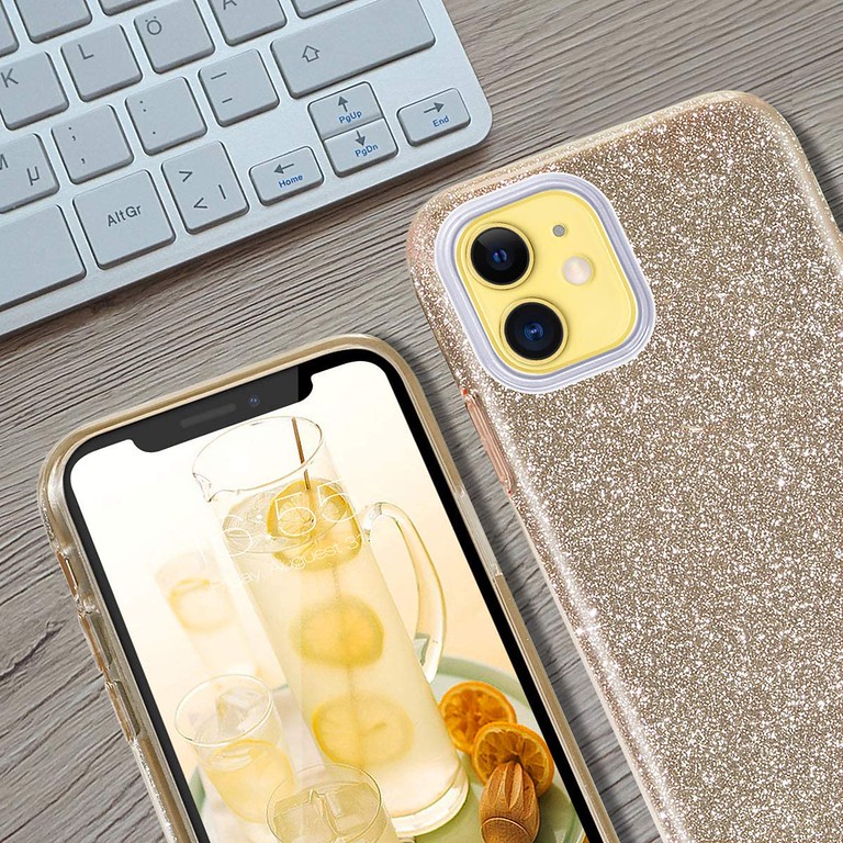 For TCL REVVL V Plus 5G Glitter Sparkle Bling Hybrid Rubber TPU Gel Case Cover - Picture 40 of 41
