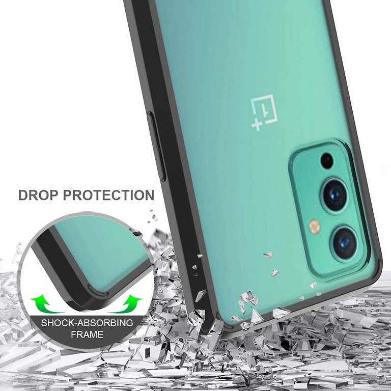 Per TCL Stylus 5G HD pannello posteriore trasparente PC rigido + custodia ibrida telaio TPU - Foto 15 di 23
