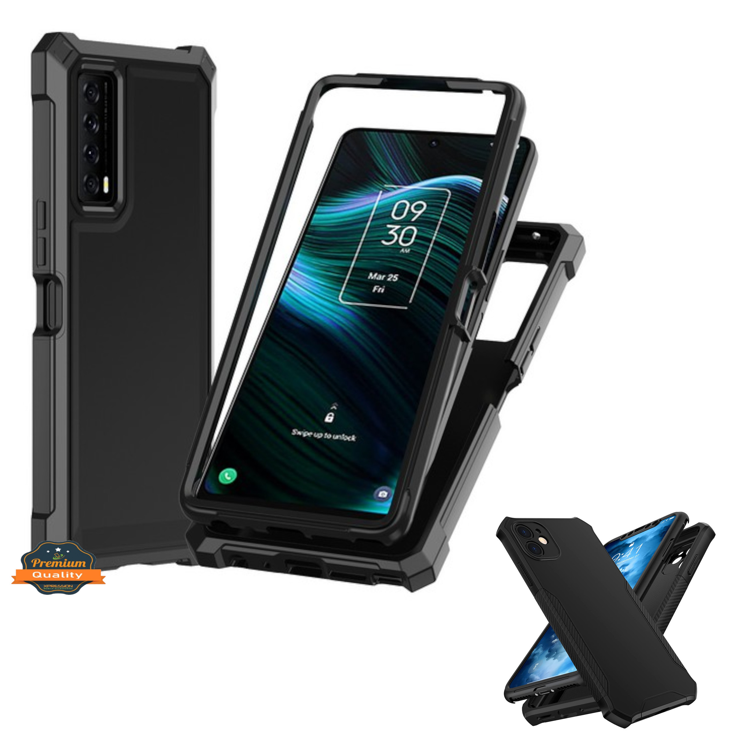 Funda TPU híbrida con marco frontal borde para Samsung Galaxy Xcover 7 Pro/6/6 Pro - Imagen 10 de 33