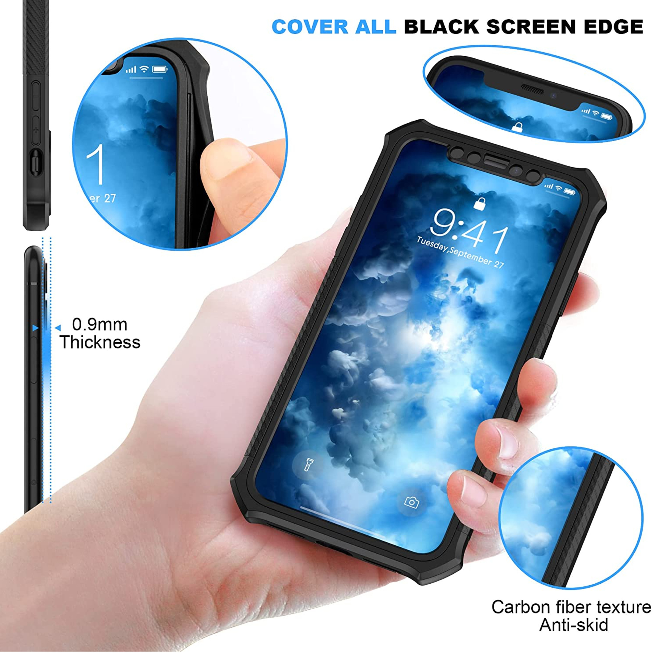 Funda TPU híbrida con marco frontal borde para Samsung Galaxy Xcover 7 Pro/6/6 Pro - Imagen 16 de 33