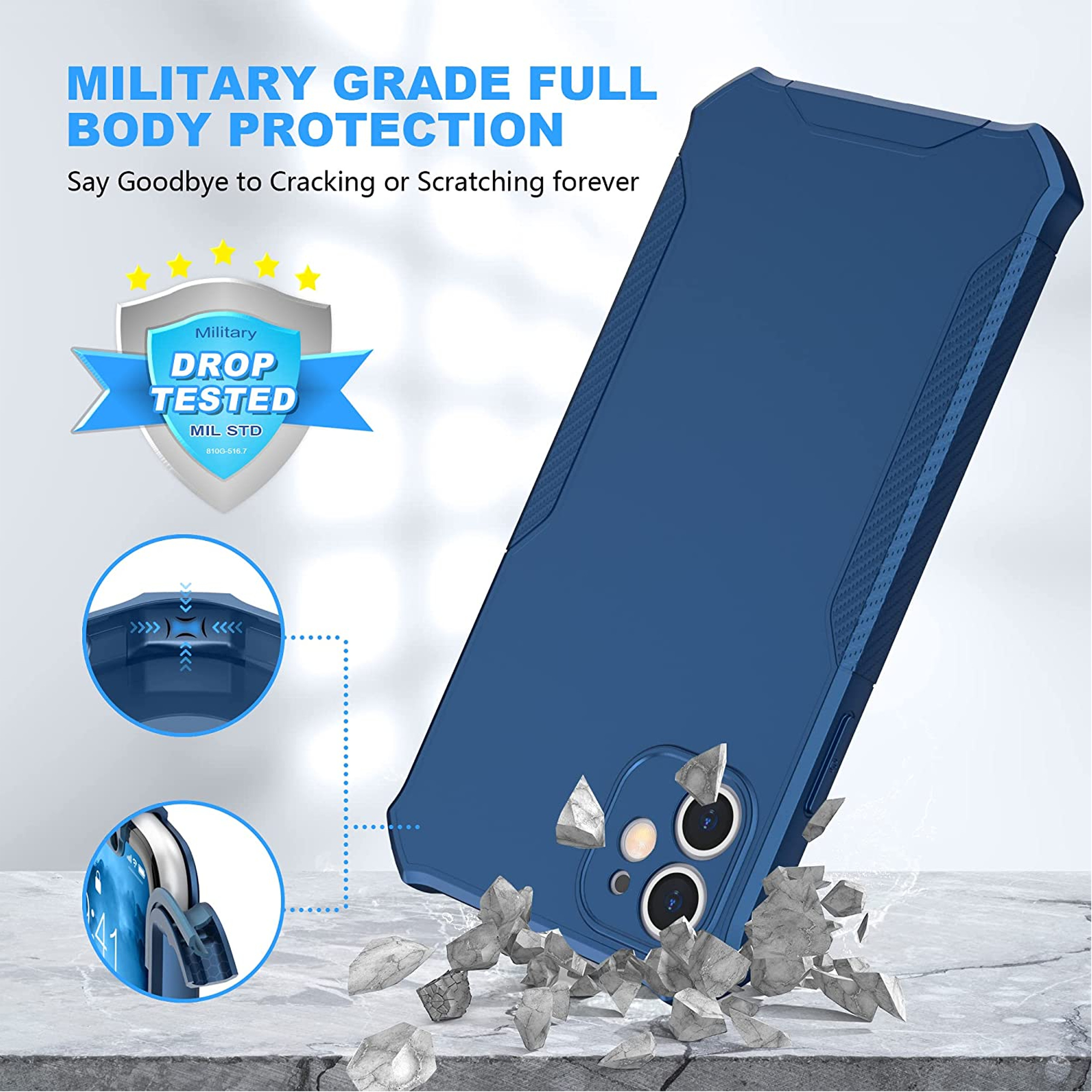 Funda TPU híbrida con marco frontal borde para Samsung Galaxy Xcover 7 Pro/6/6 Pro - Imagen 25 de 33